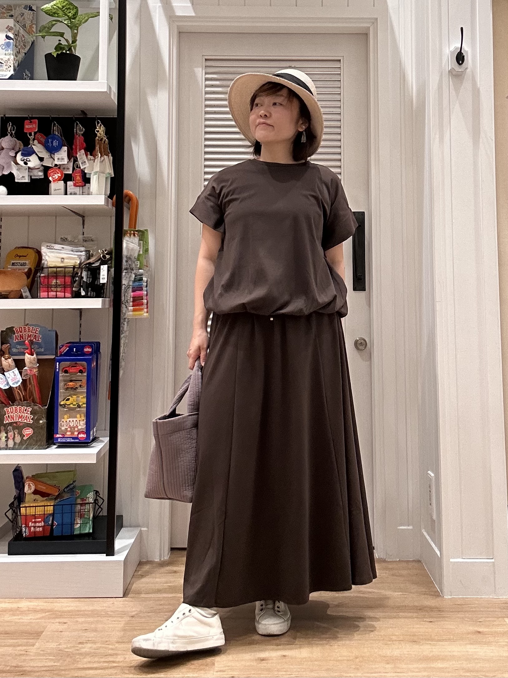 Aiさんの「Dessin｜【軽量】ヌビトートバッグ」を使ったコーディネート