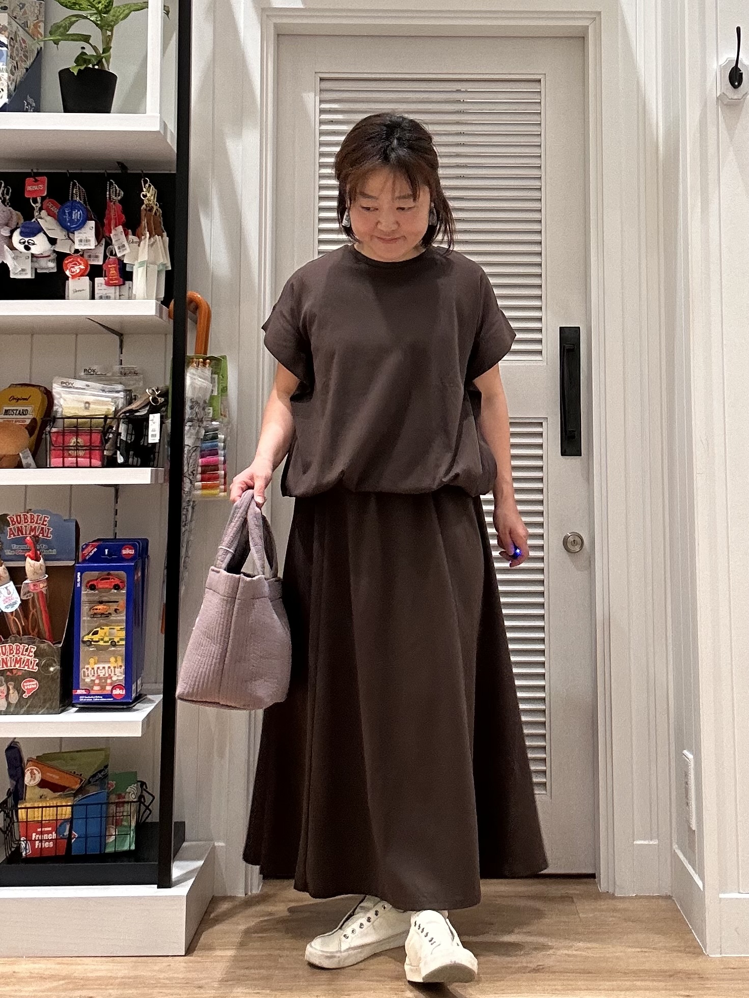 Aiさんの「Dessin｜【軽量】ヌビトートバッグ」を使ったコーディネート