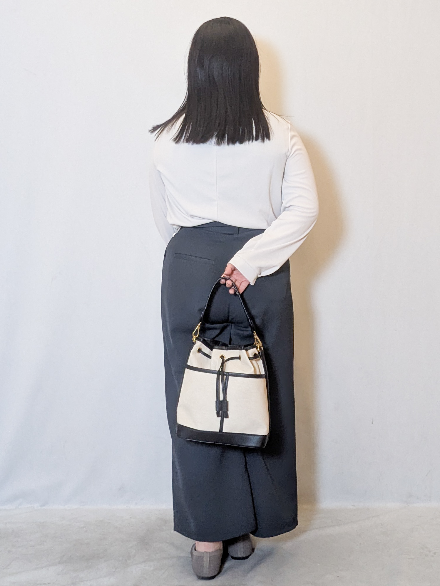 Nonさんの「index｜ランダムタックトップス【洗濯機OK／吸水速乾／接触冷感／UVケア】《5col》」を使ったコーディネート