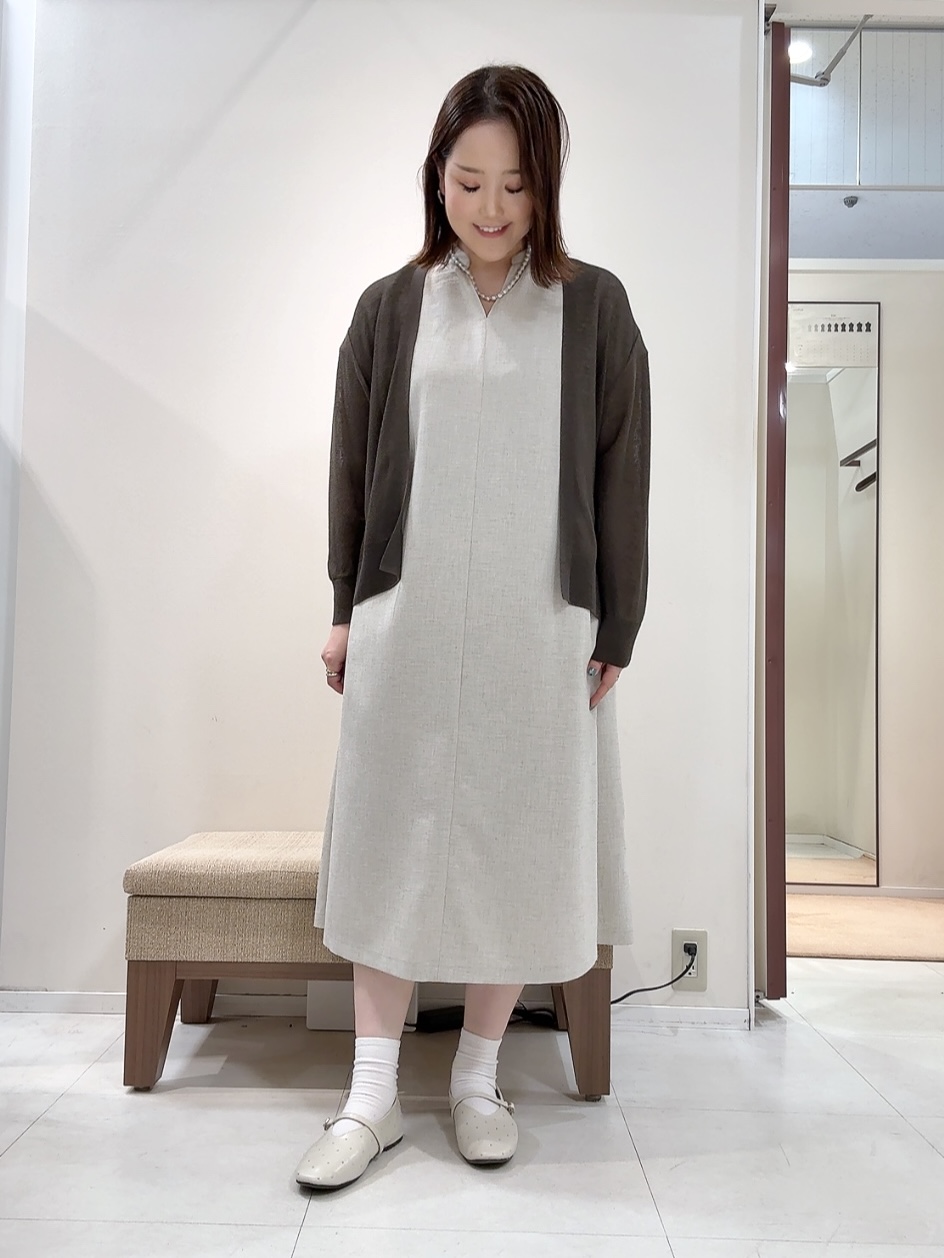 YUIさんの「UNTITLED｜【日除け・冷房対策に】コットンリネンカーディガン」を使ったコーディネート