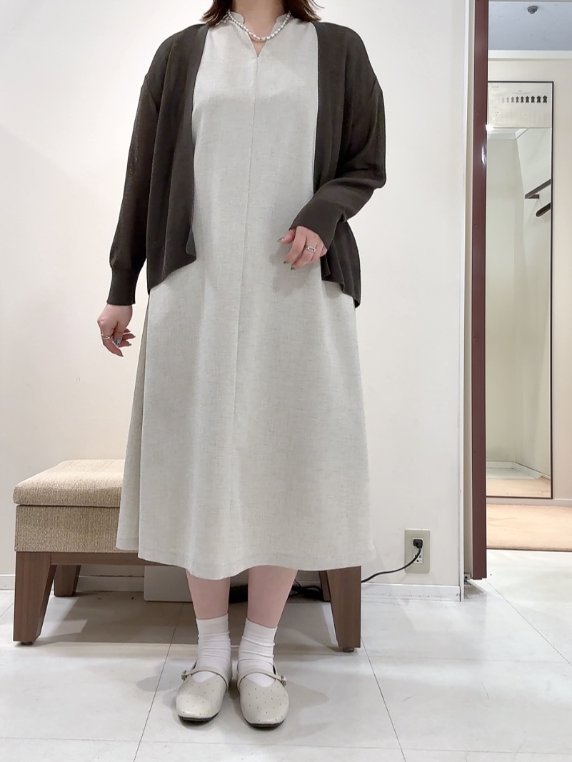YUIさんの「UNTITLED｜【日除け・冷房対策に】コットンリネンカーディガン」を使ったコーディネート