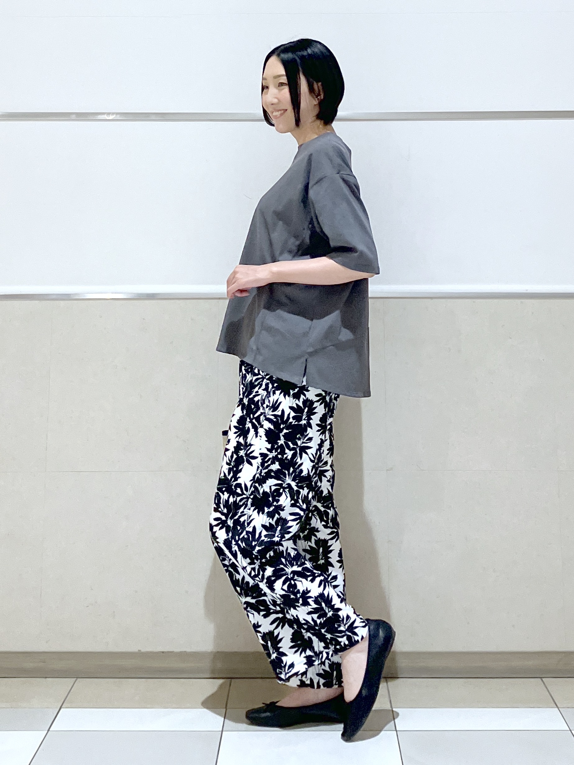 eriko さんの「Dessin｜【UVカット/接触冷感】プレーティングTシャツ」を使ったコーディネート