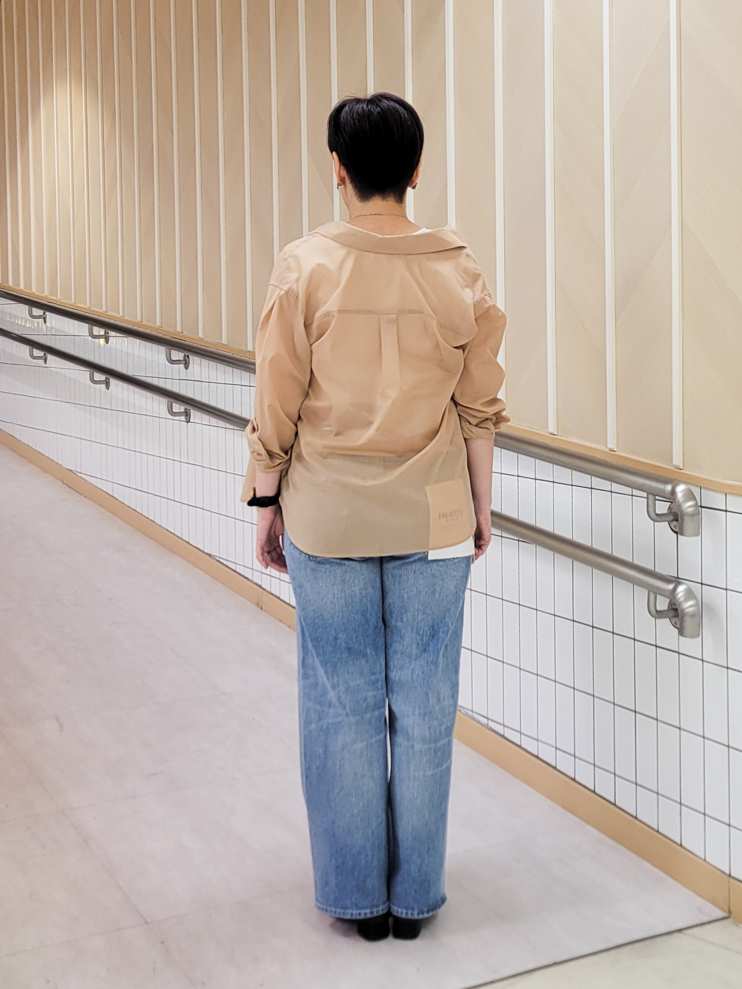 tomoさんの「COUP DE CHANCE｜【手洗い可】シアーローンシャツ」を使ったコーディネート