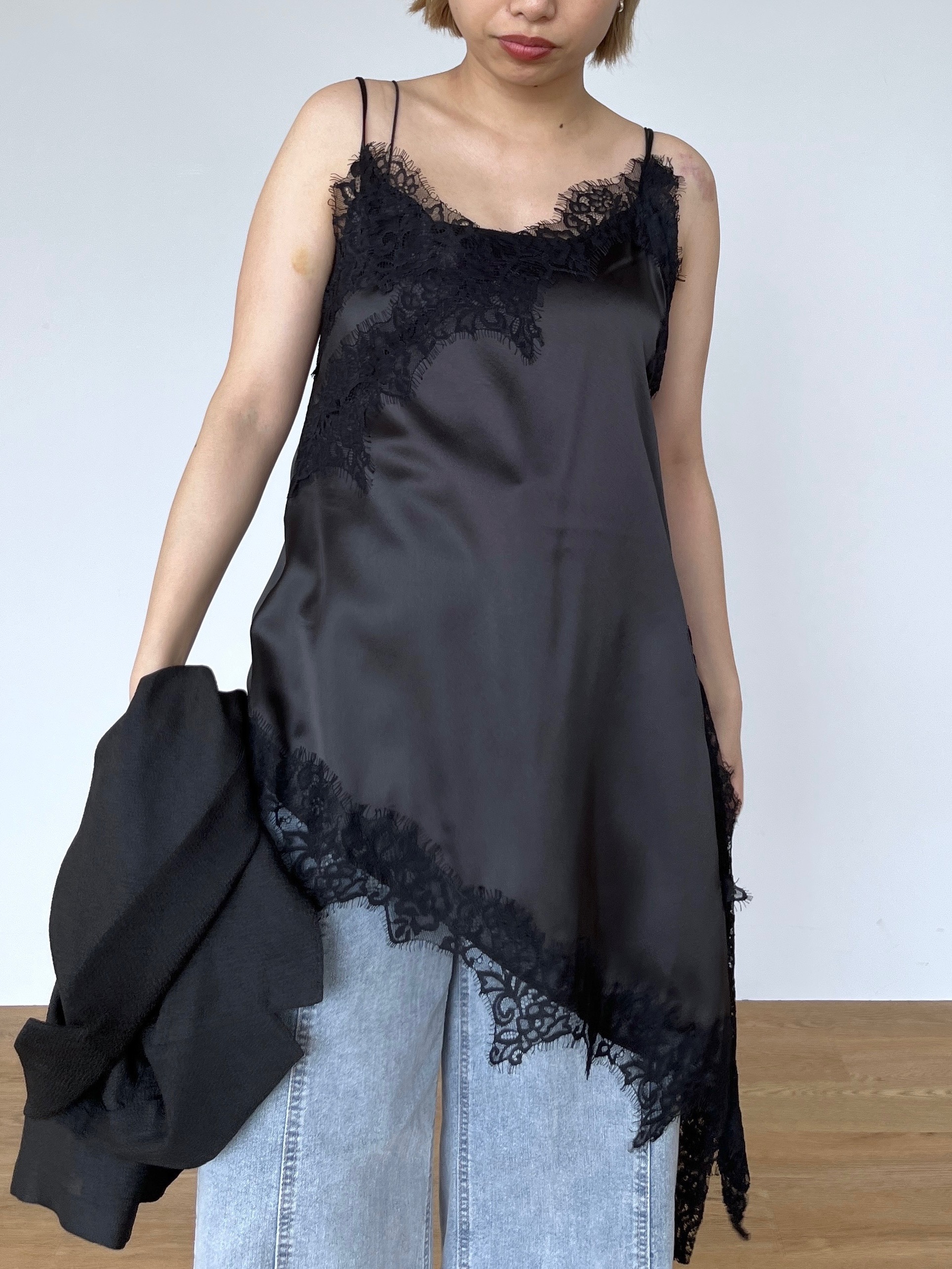 Harukaさんの「INDIVI｜ワッシャーシアー半袖ダブルジャケット」を使ったコーディネート