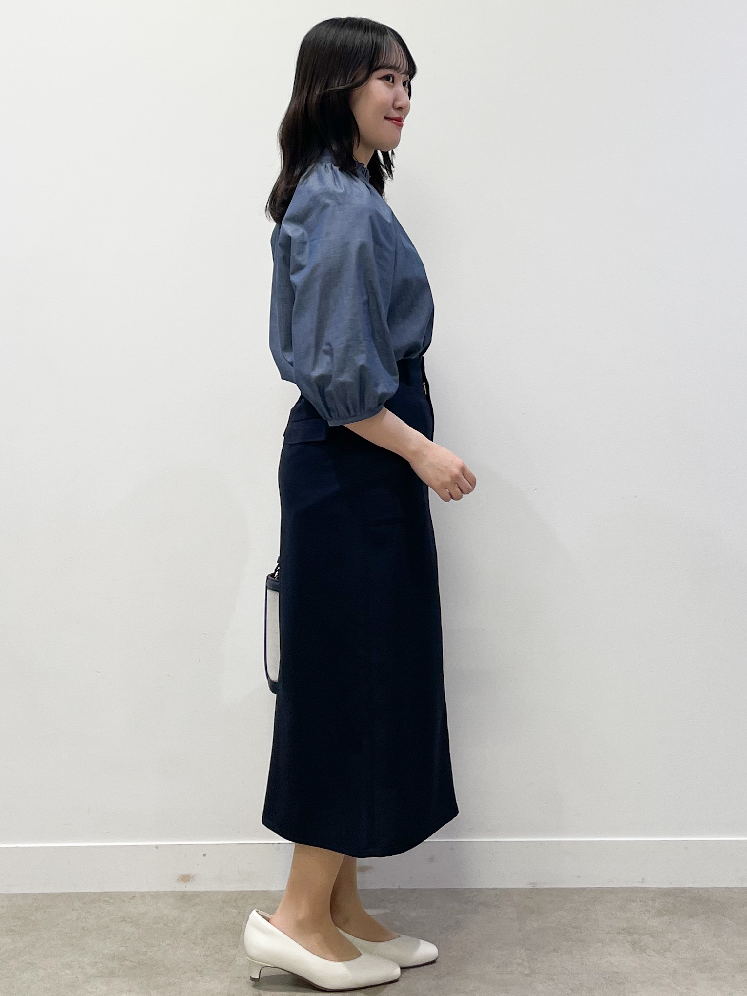 yukariさんの「Reflect｜プチハイネック フリルデザインブラウス」を使ったコーディネート