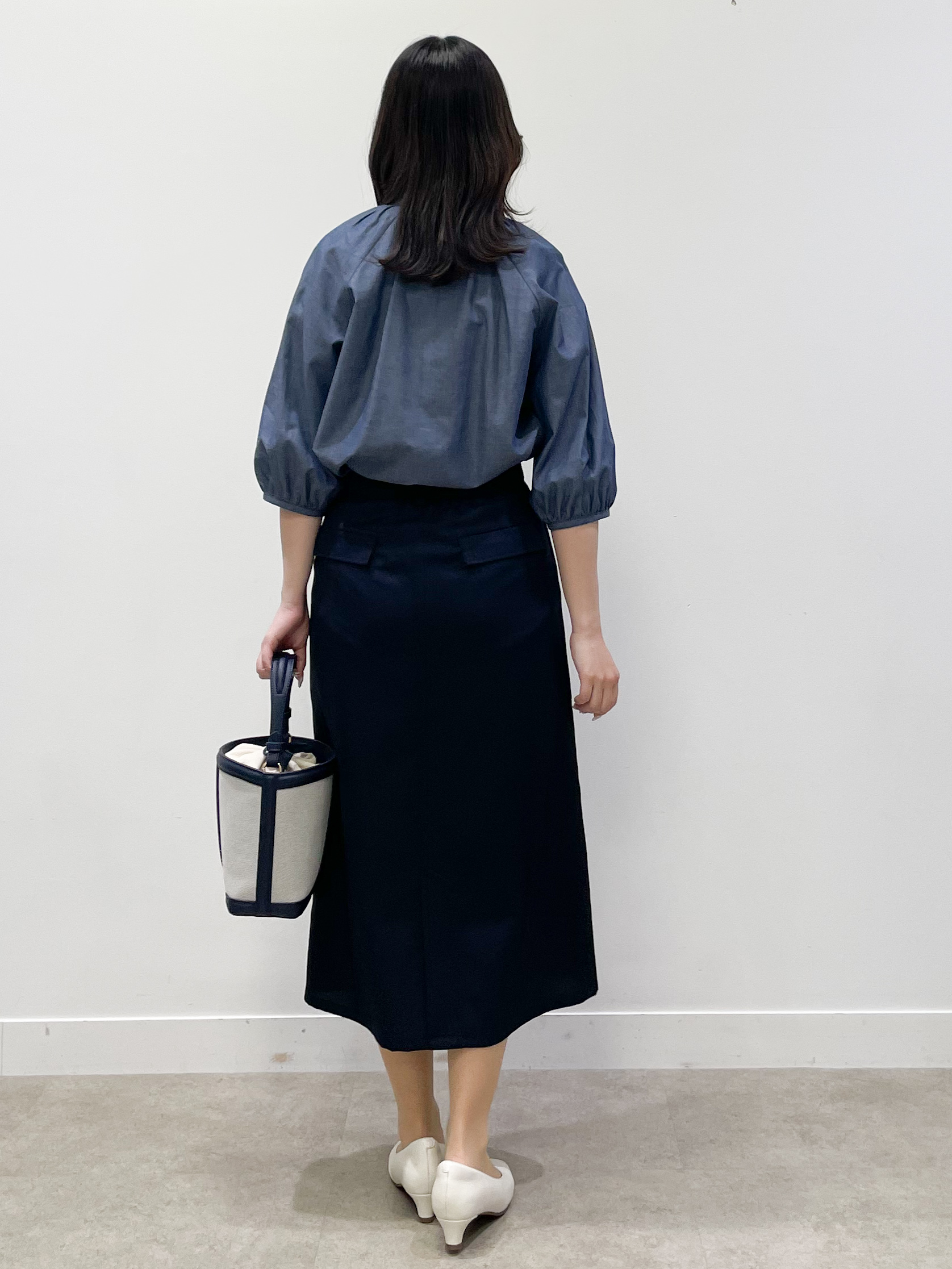 yukariさんの「Reflect｜プチハイネック フリルデザインブラウス」を使ったコーディネート