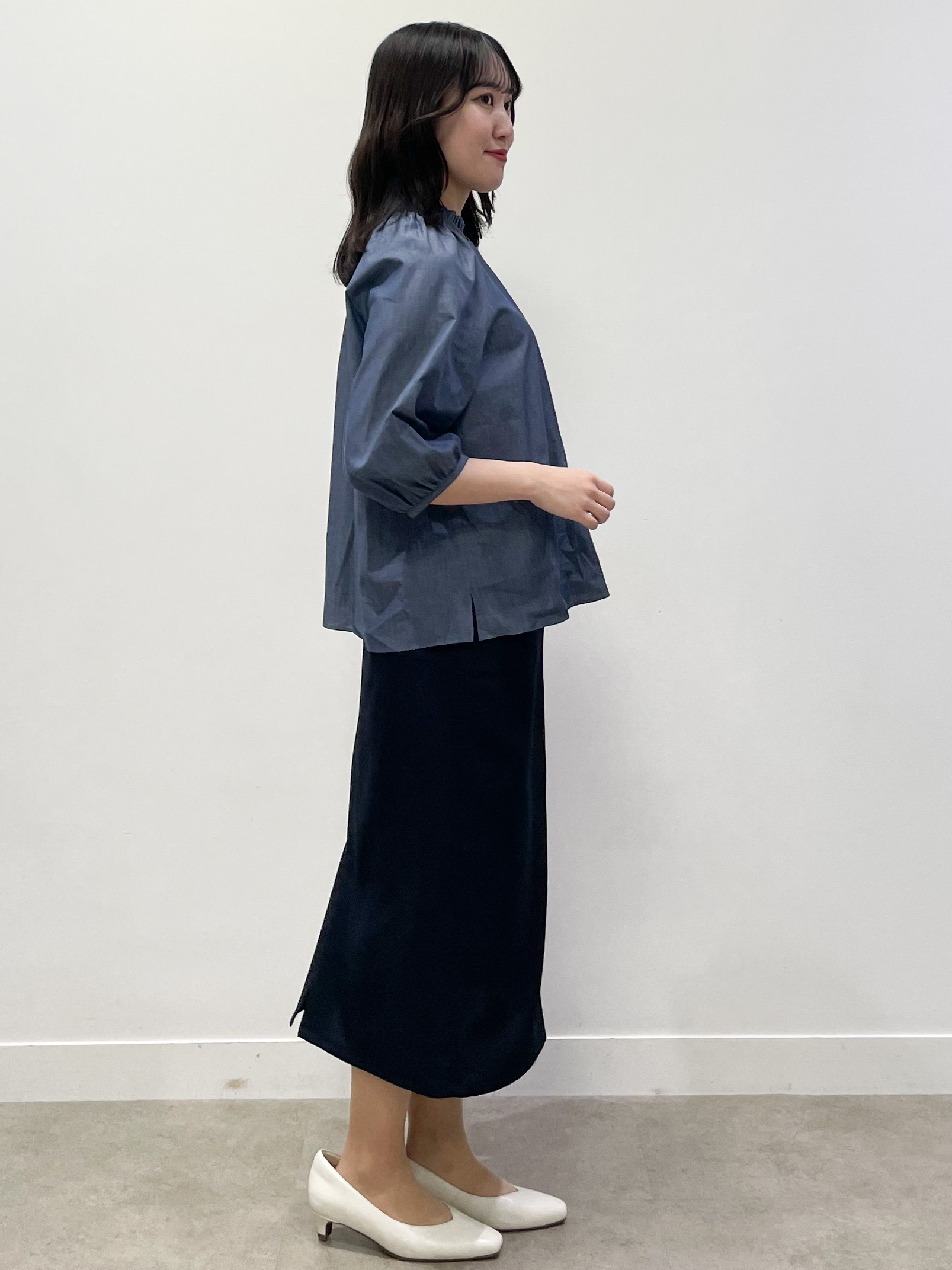 yukariさんの「Reflect｜プチハイネック フリルデザインブラウス」を使ったコーディネート