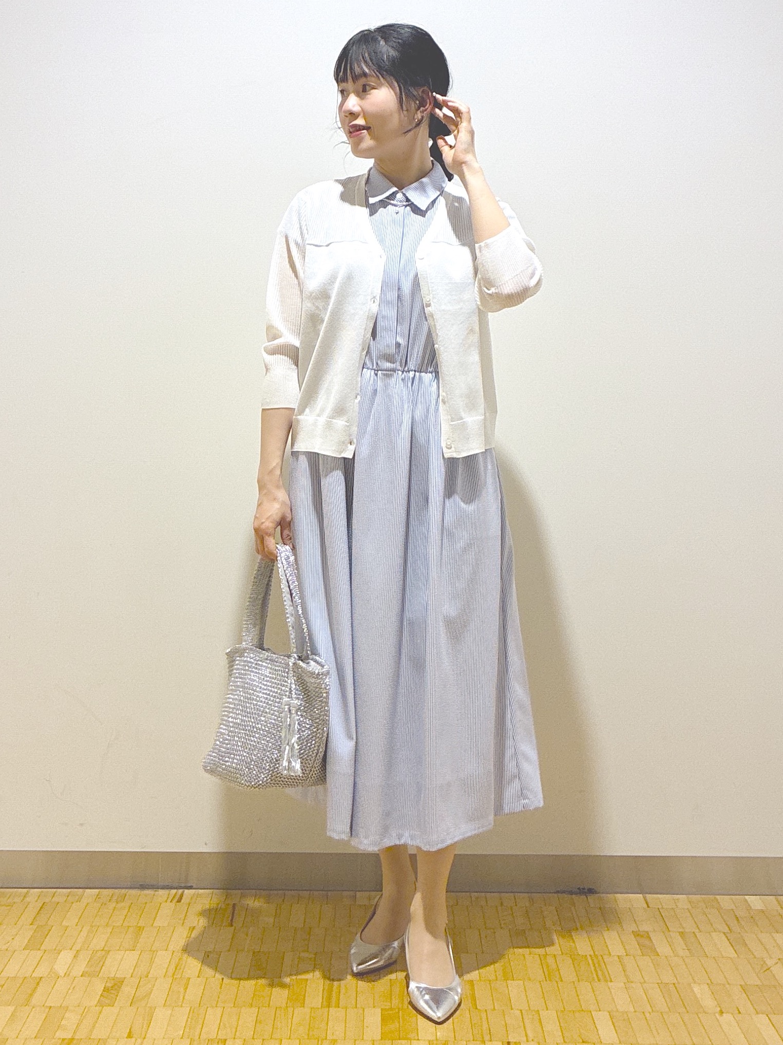  beni_gingerさんの「Reflect｜フレンチスリーブシャツワンピース」を使ったコーディネート