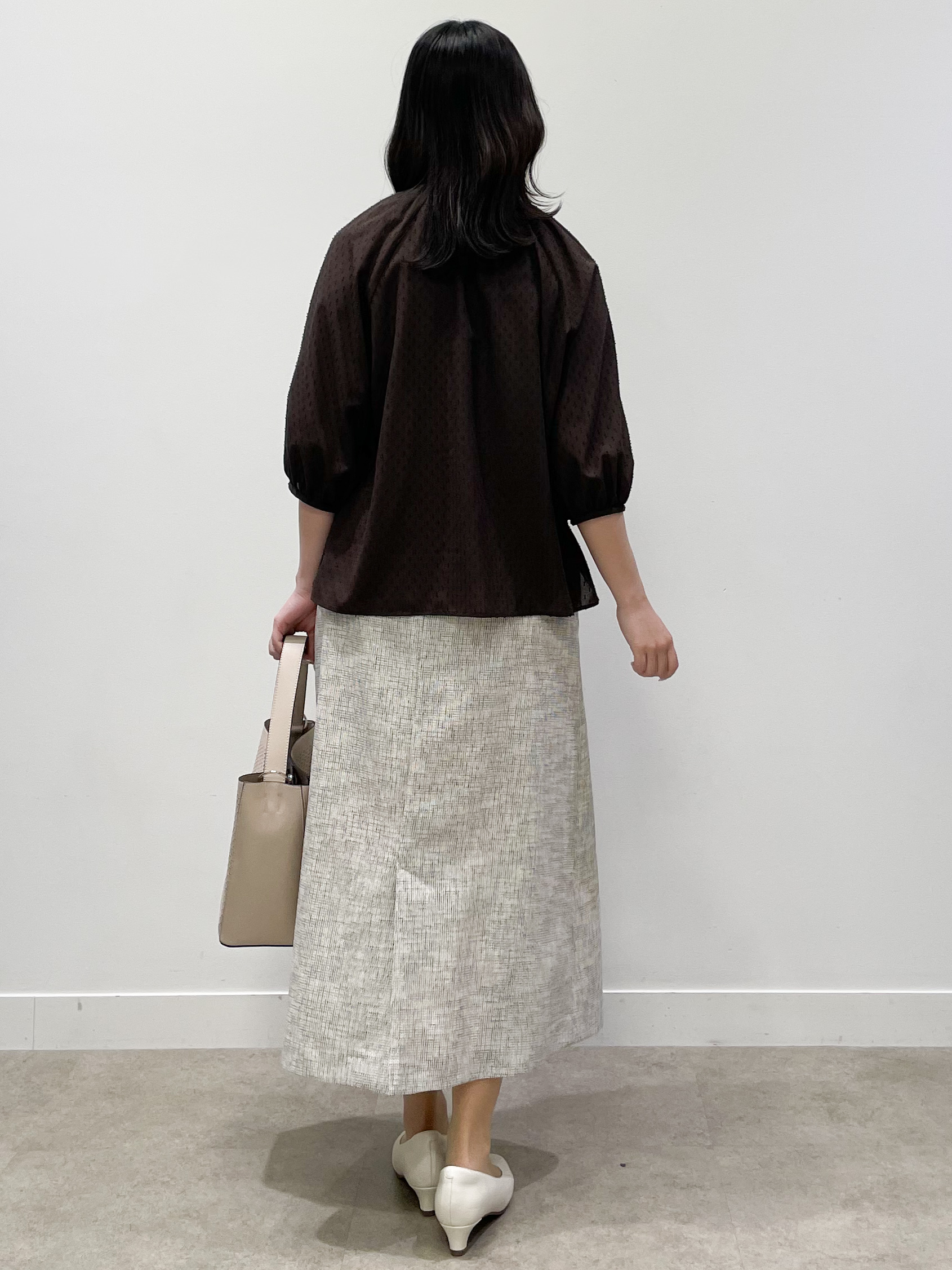 yukariさんの「Reflect｜プチハイネック フリルデザインブラウス」を使ったコーディネート