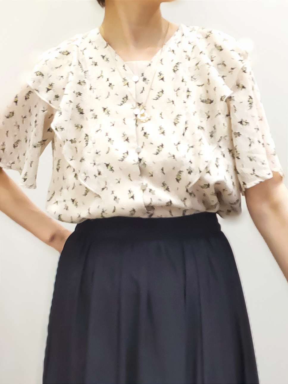 やまちゃんさんの「grove｜高評価！【UVカット】ベーシックショートカーディガン」を使ったコーディネート