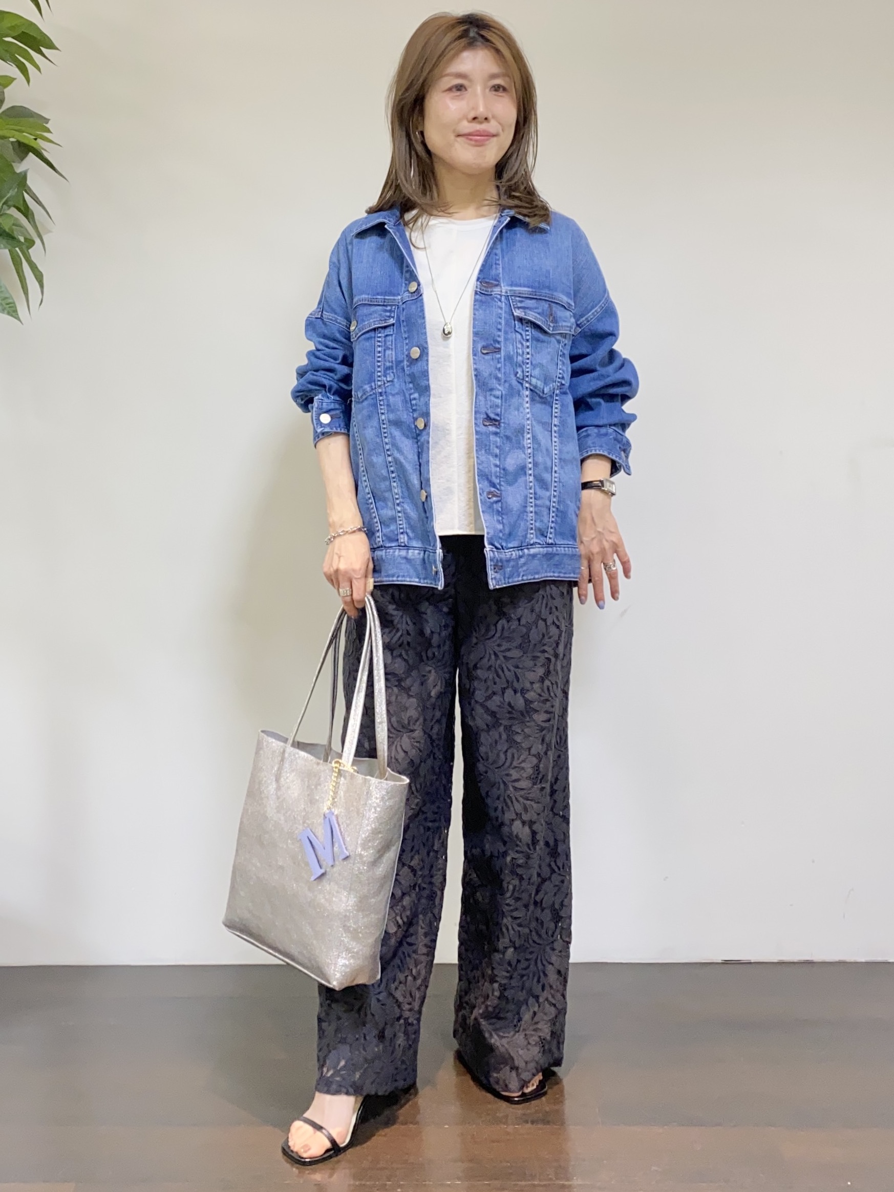 tomoさんの「UNTITLED｜【Healthy DENIM】別注Bran／デニムジャケット」を使ったコーディネート