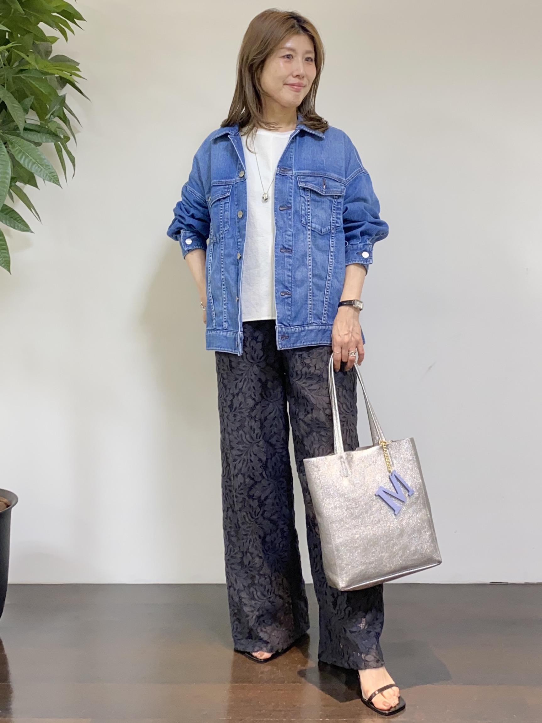 tomoさんの「UNTITLED｜【Healthy DENIM】別注Bran／デニムジャケット」を使ったコーディネート