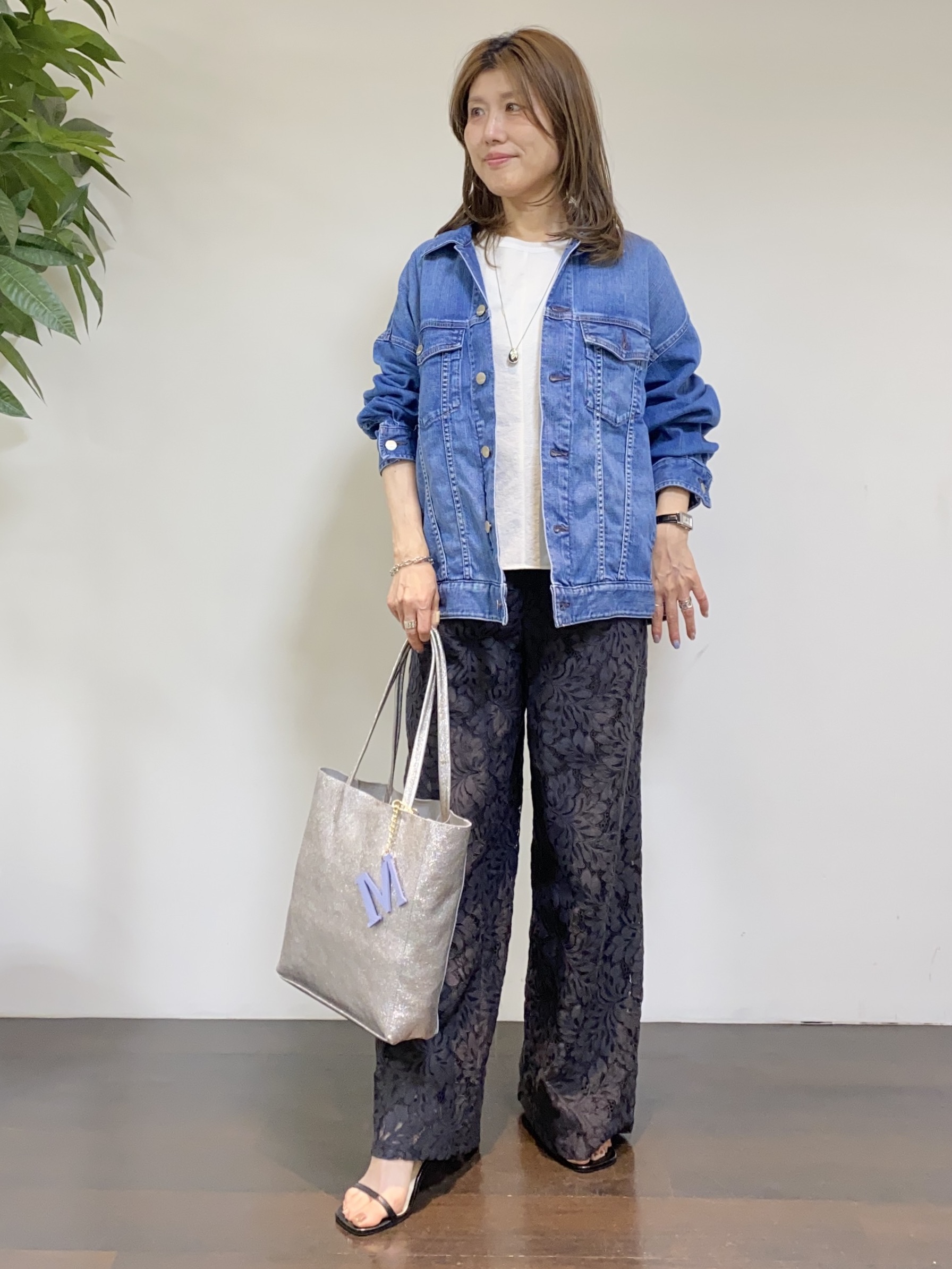 tomoさんの「UNTITLED｜【Healthy DENIM】別注Bran／デニムジャケット」を使ったコーディネート