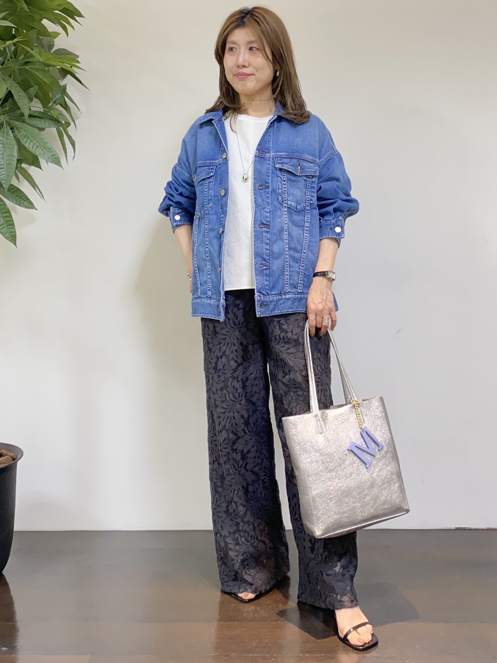 tomoさんの「UNTITLED｜【Healthy DENIM】別注Bran／デニムジャケット」を使ったコーディネート