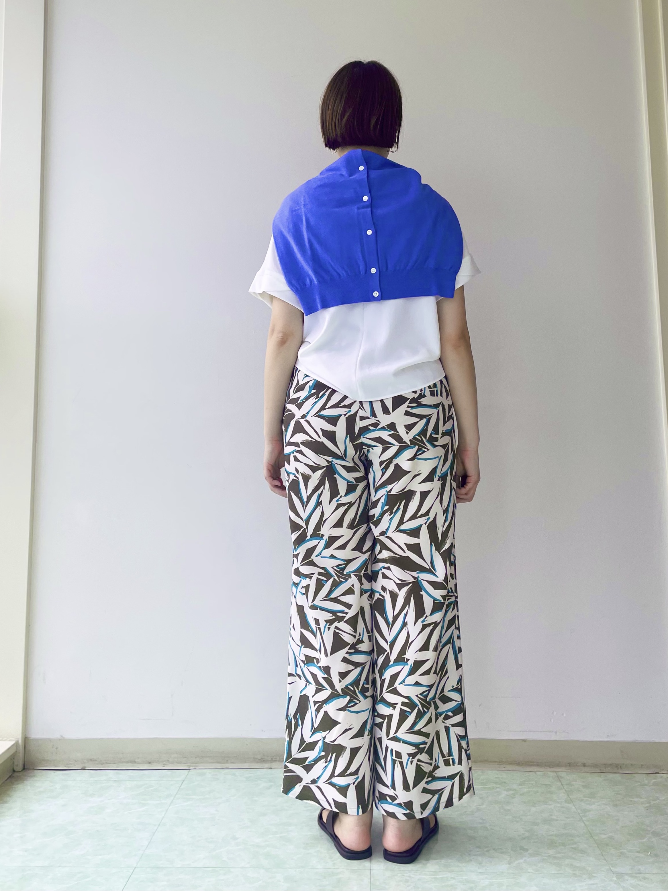 aliceさんの「UNTITLED｜【セットアップ可/UVカット/前後2WAY】リラクシーフレンチスリーブブラウス」を使ったコーディネート