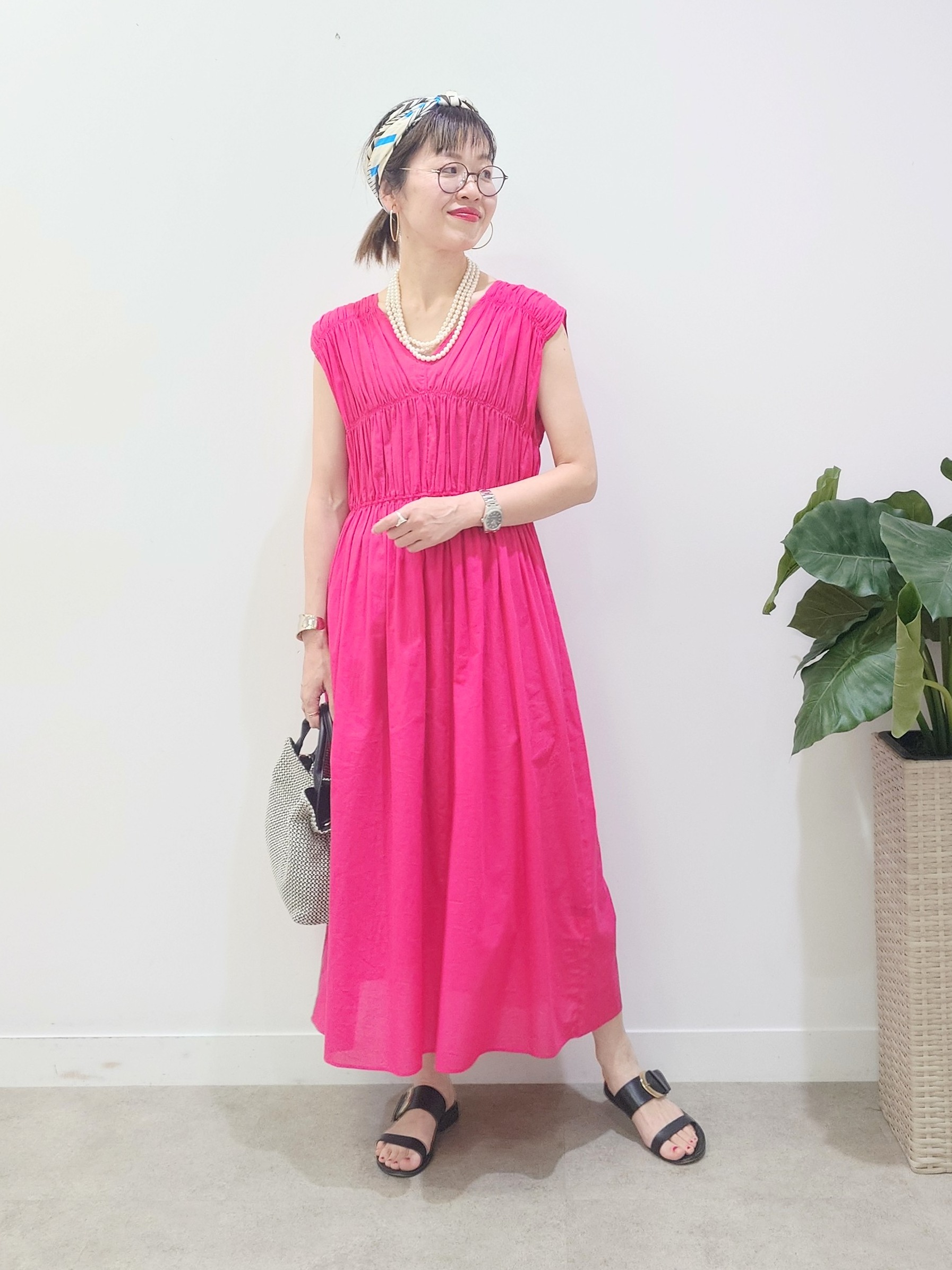 MUTSUKOさんの「UNTITLED｜◆【洗える】シアーブルゾン」を使ったコーディネート