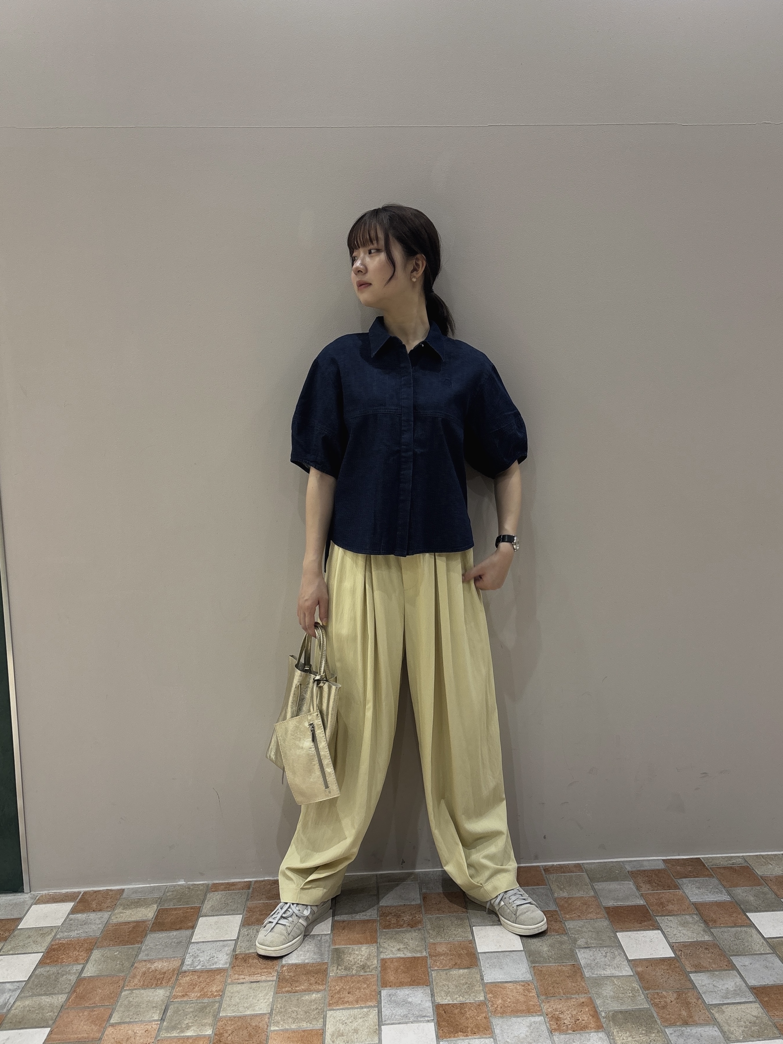 みゆさんの「INDIVI｜ターンアップイージーパンツ」を使ったコーディネート