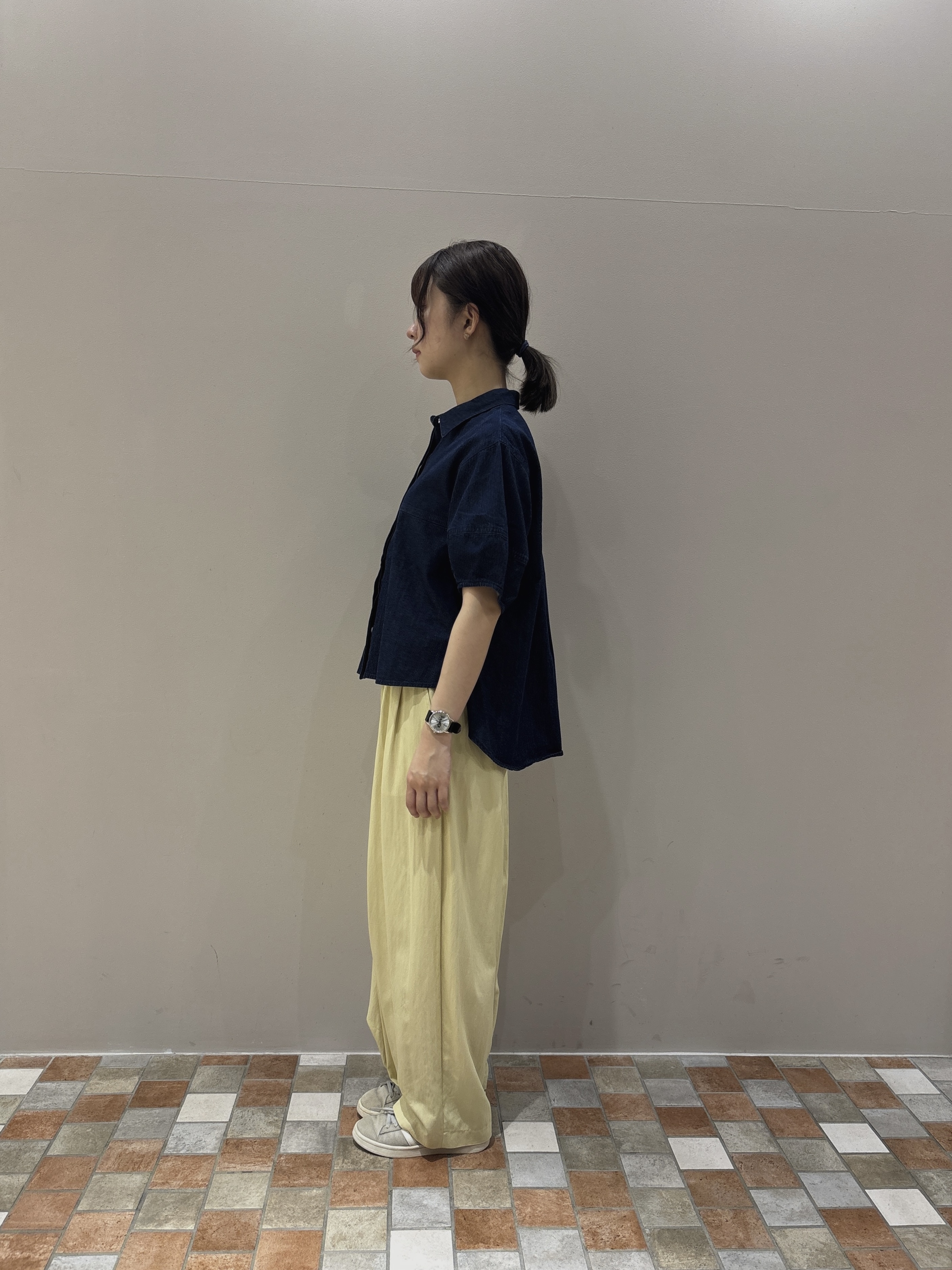 みゆさんの「INDIVI｜ターンアップイージーパンツ」を使ったコーディネート