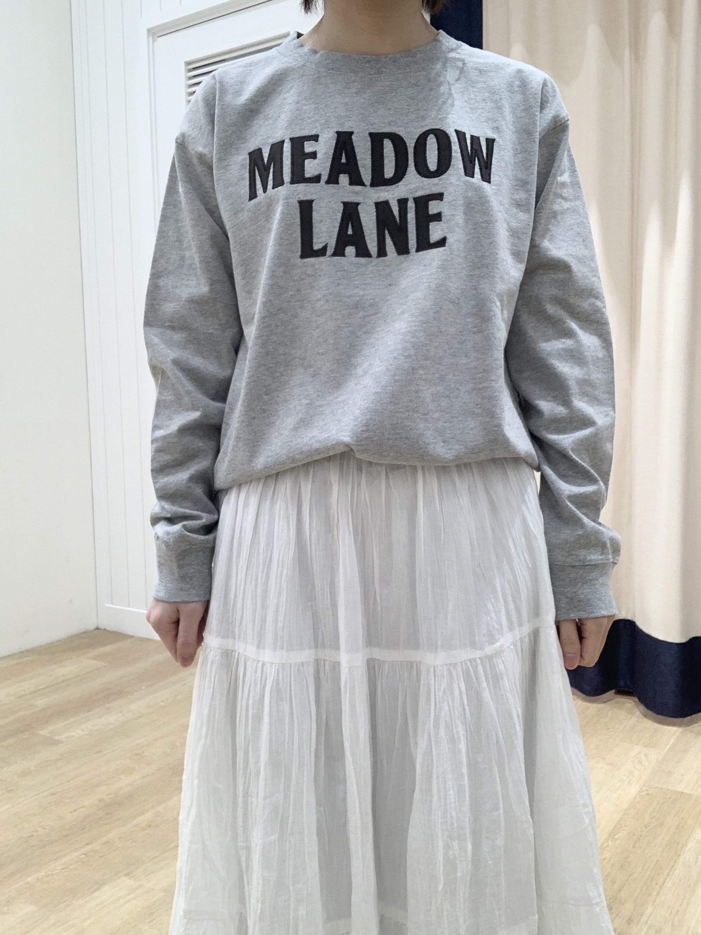 IMARIさんの「Dessin｜【洗える】コットンロゴロングTシャツ」を使ったコーディネート