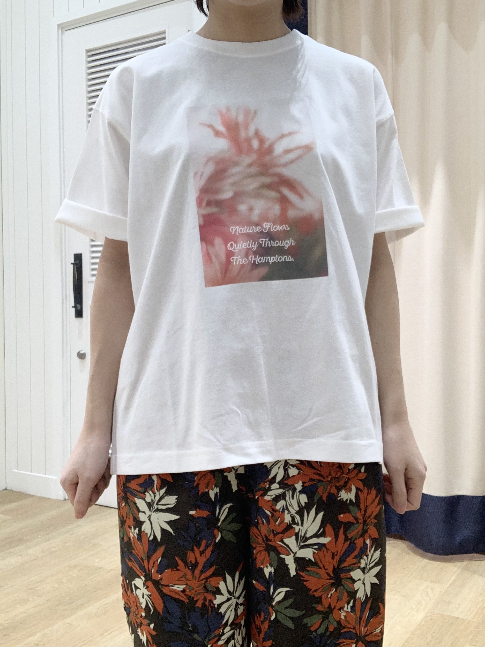 IMARIさんの「Dessin｜【洗える】オーガニック天竺フォトTシャツ」を使ったコーディネート