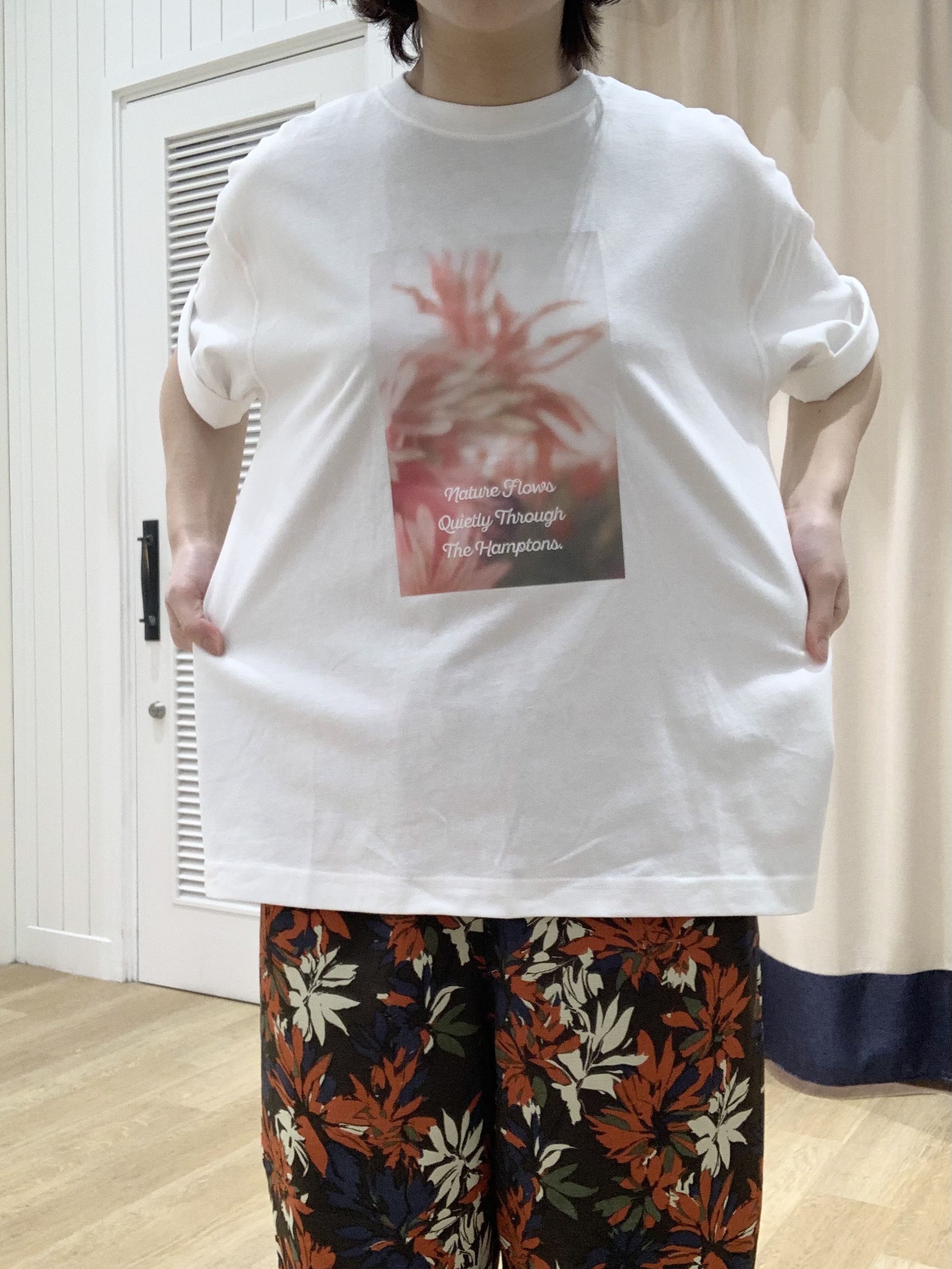 IMARIさんの「Dessin｜【洗える】オーガニック天竺フォトTシャツ」を使ったコーディネート