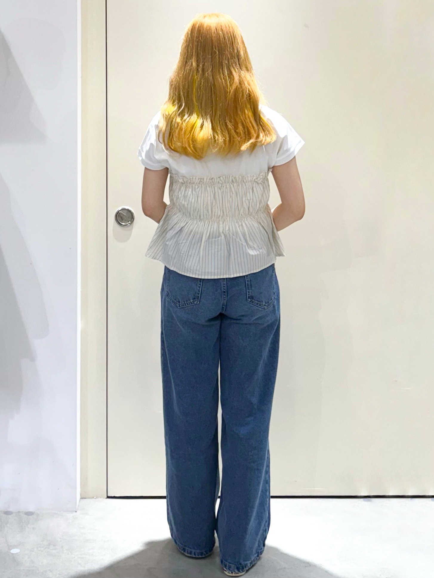 sayaさんの「OPAQUE.CLIP｜ビスチェドッキングTシャツ【洗濯機OK】」を使ったコーディネート