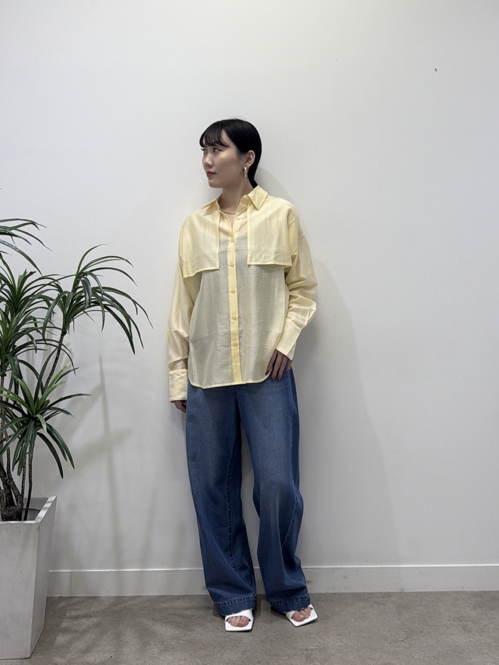 rinaさんの「INDIVI｜【接触冷感】ファインシアーブラウス」を使ったコーディネート