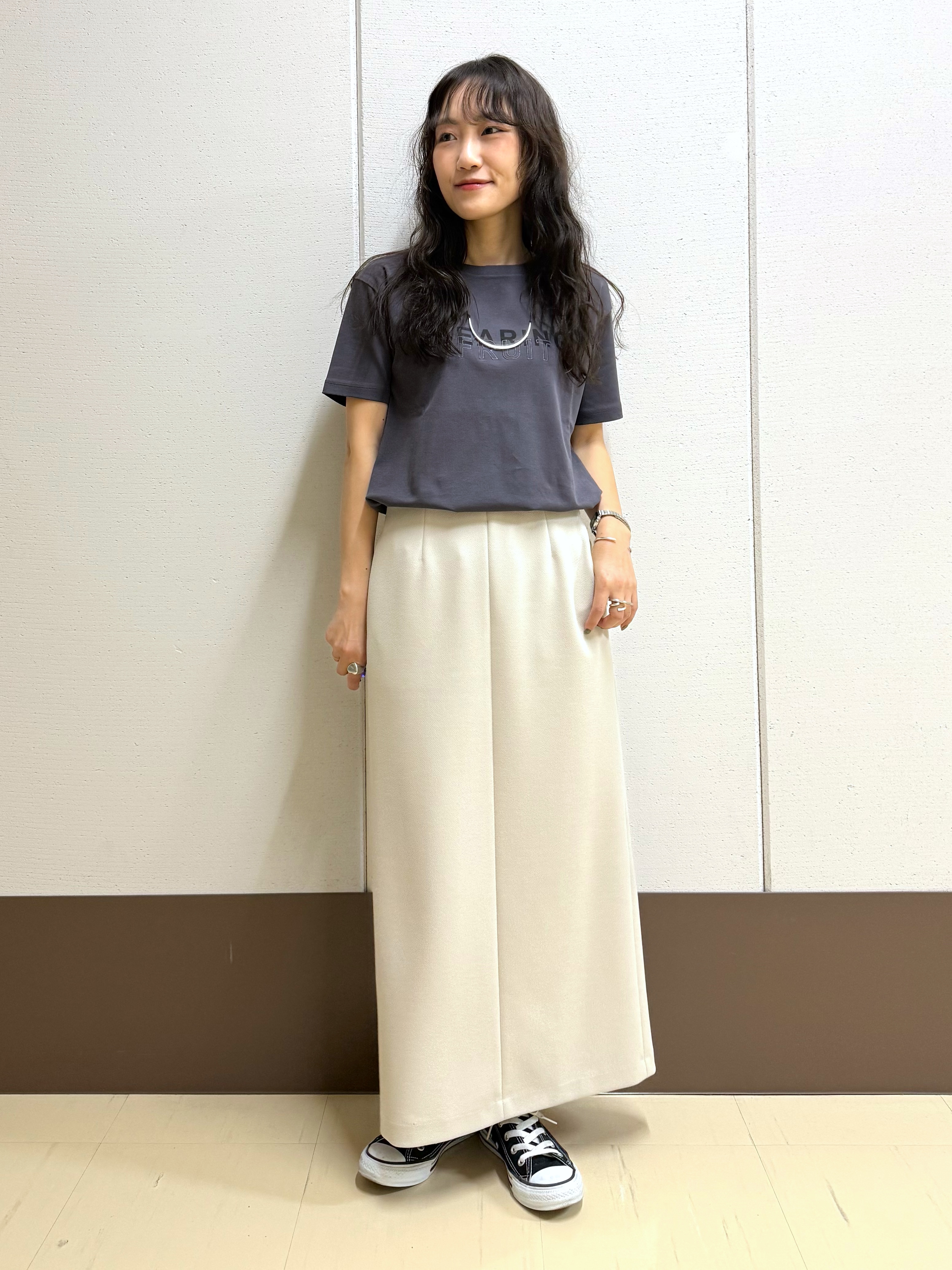 mamiさんの「INDIVI｜【接触冷感／2WAY】カシュクールリネンシャツ」を使ったコーディネート