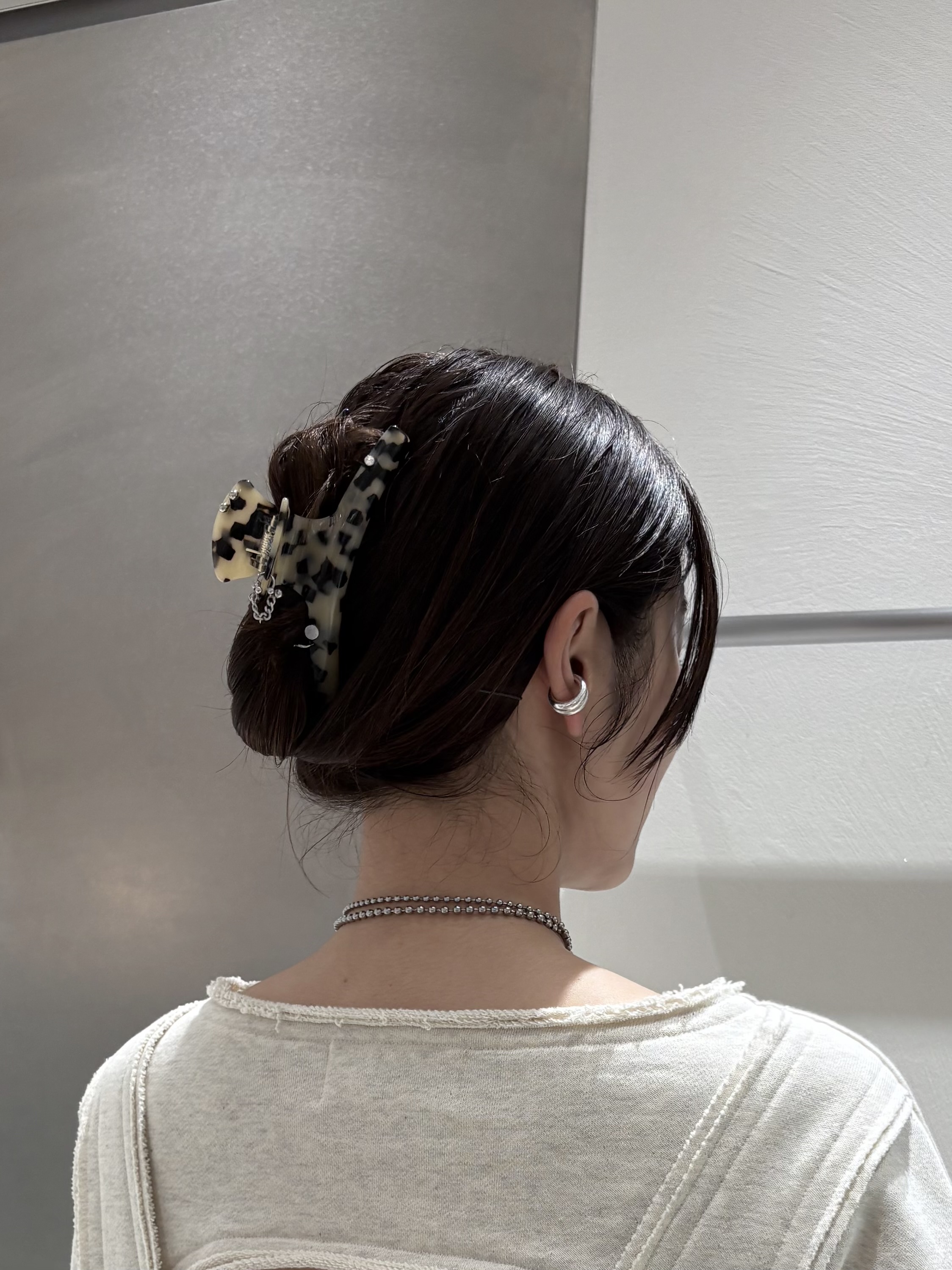 iwamiさんの「CODE A｜back open half－sleeve sweat」を使ったコーディネート