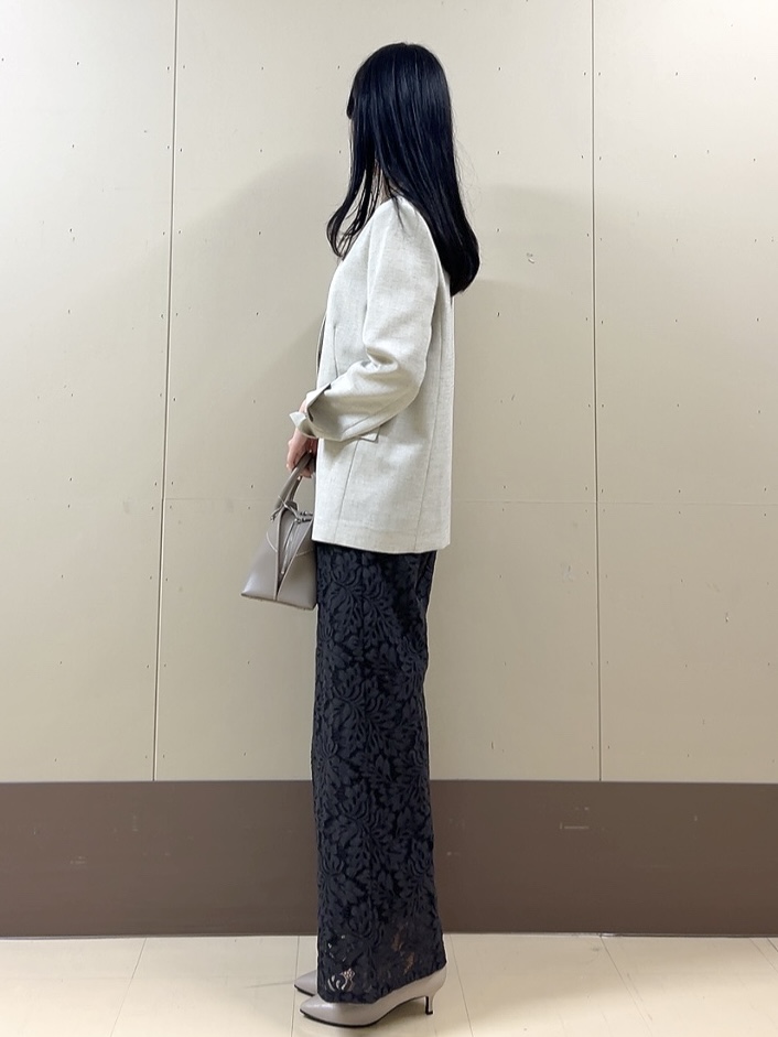 sechiさんの「UNTITLED｜◆【さらりと快適/セットアップ可/UV/接触冷感】スラブカラーレスジャケット」を使ったコーディネート