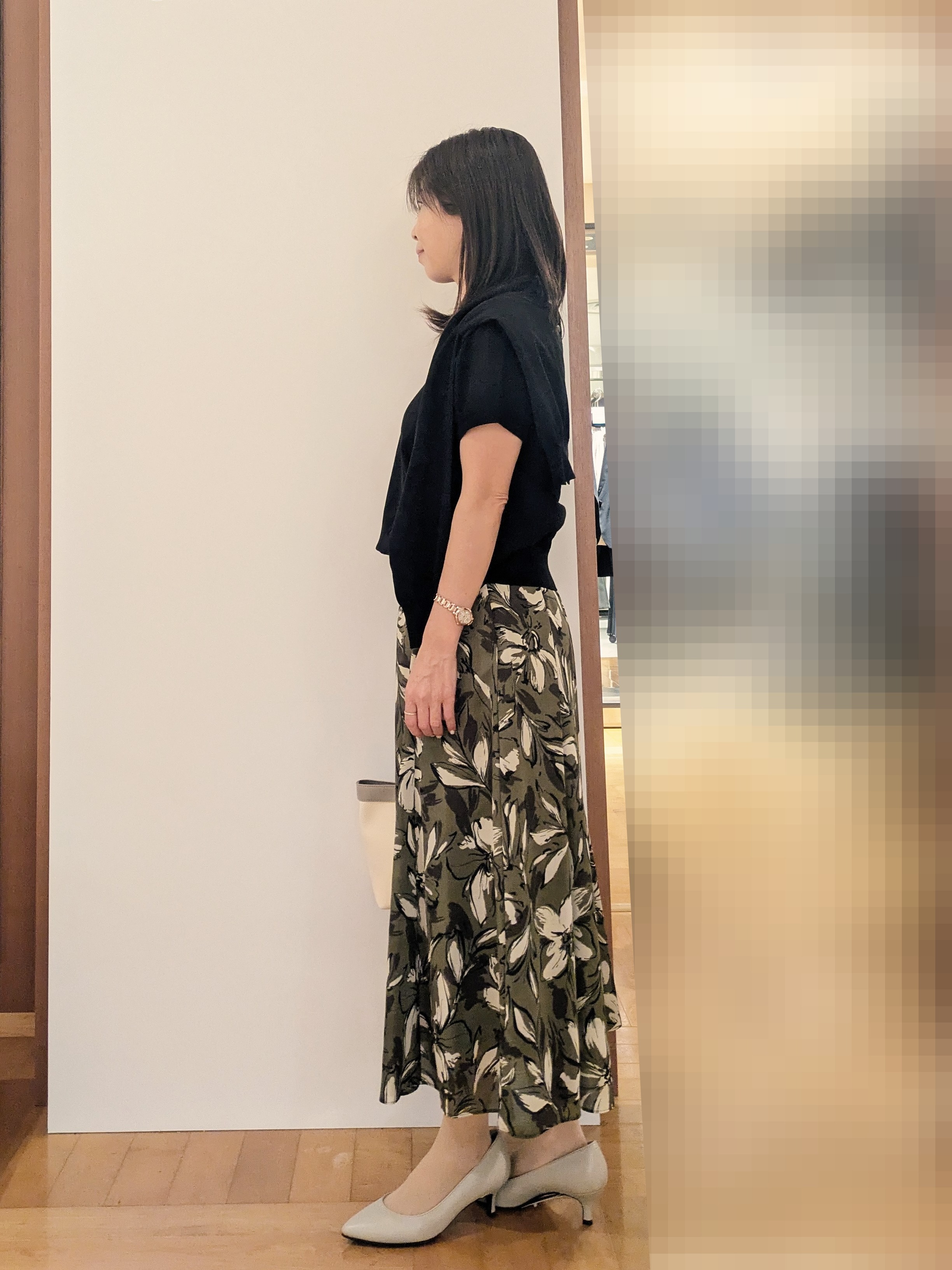 laverさんの「UNTITLED｜【9色展開/アンサンブル可/洗える】コットンベーシックニット」を使ったコーディネート