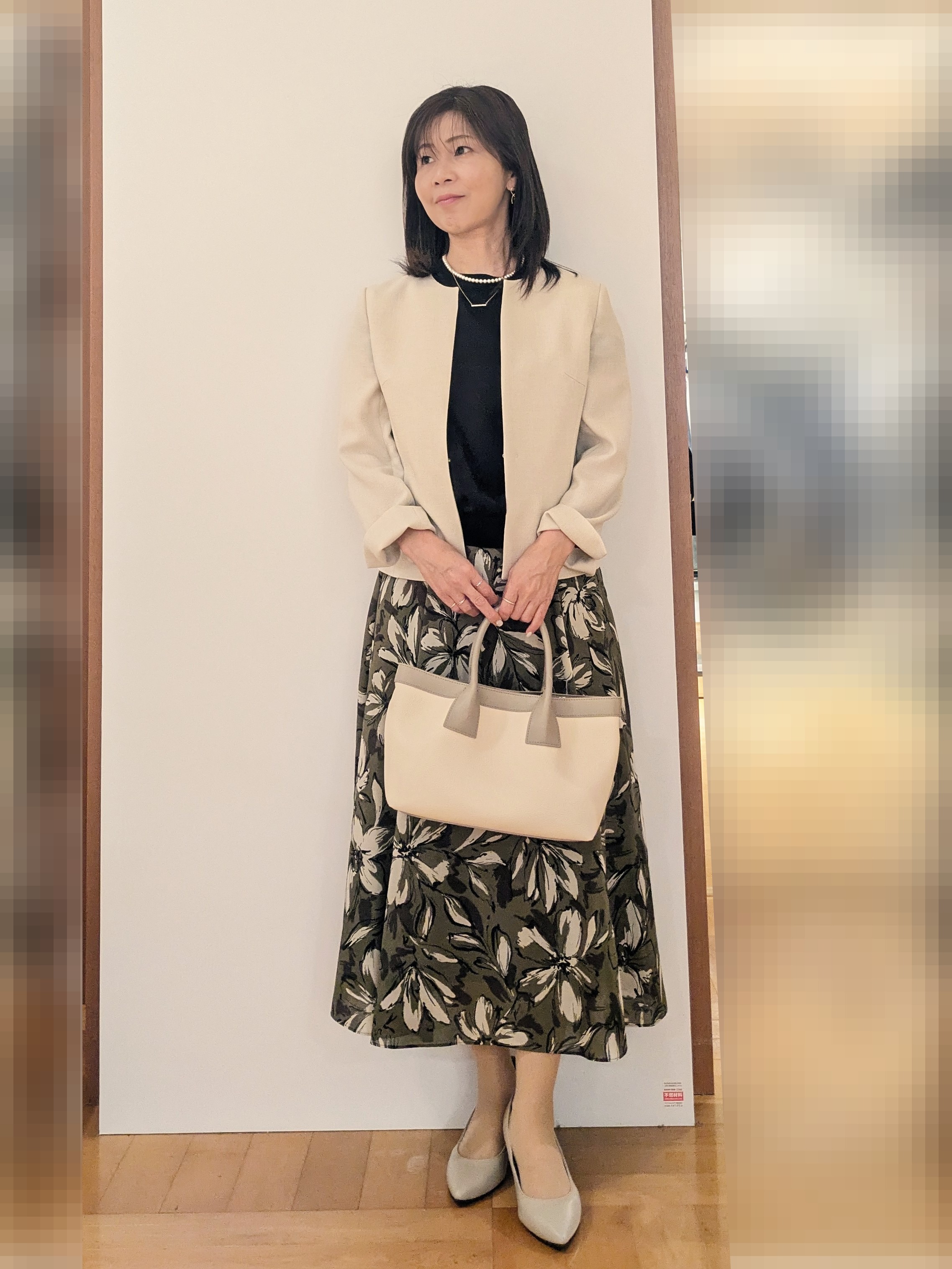 laverさんの「UNTITLED｜【清涼感/洗える】ミニマルシルエットジャケット」を使ったコーディネート