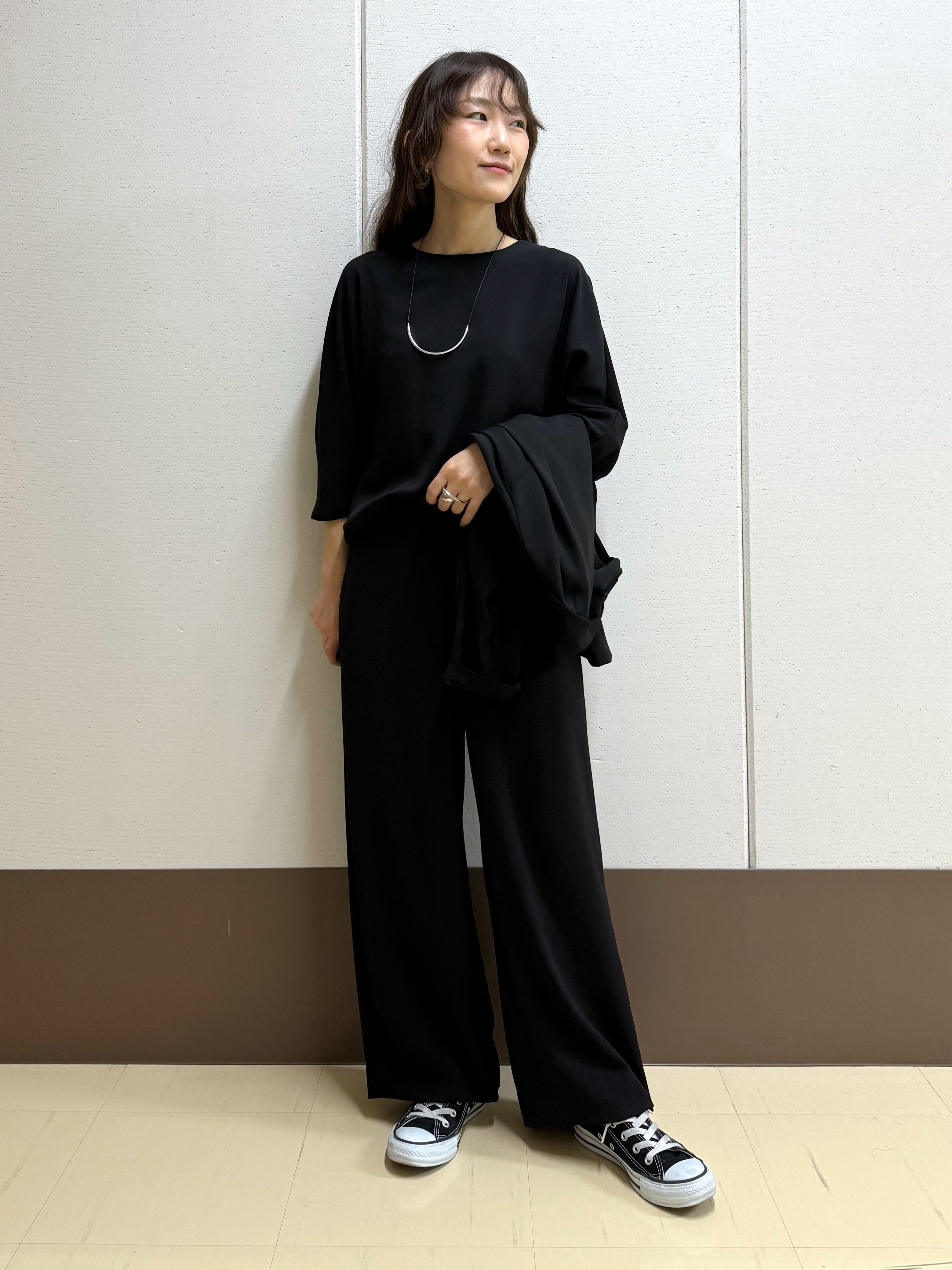 mamiさんの「INDIVI｜【接触冷感／透湿／着る日傘】ドルマントップス」を使ったコーディネート