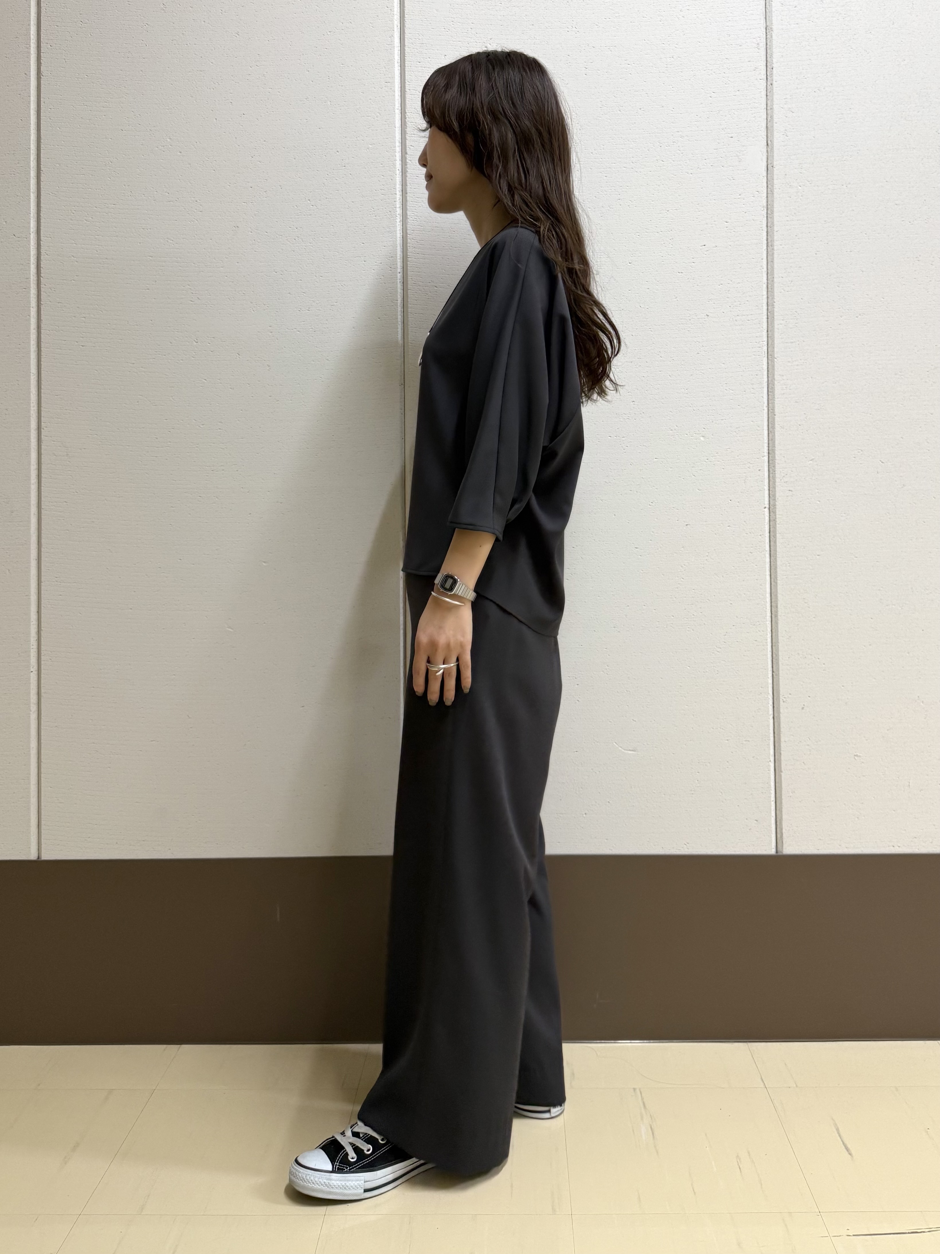 mamiさんの「INDIVI｜【接触冷感／透湿／着る日傘】ドルマントップス」を使ったコーディネート