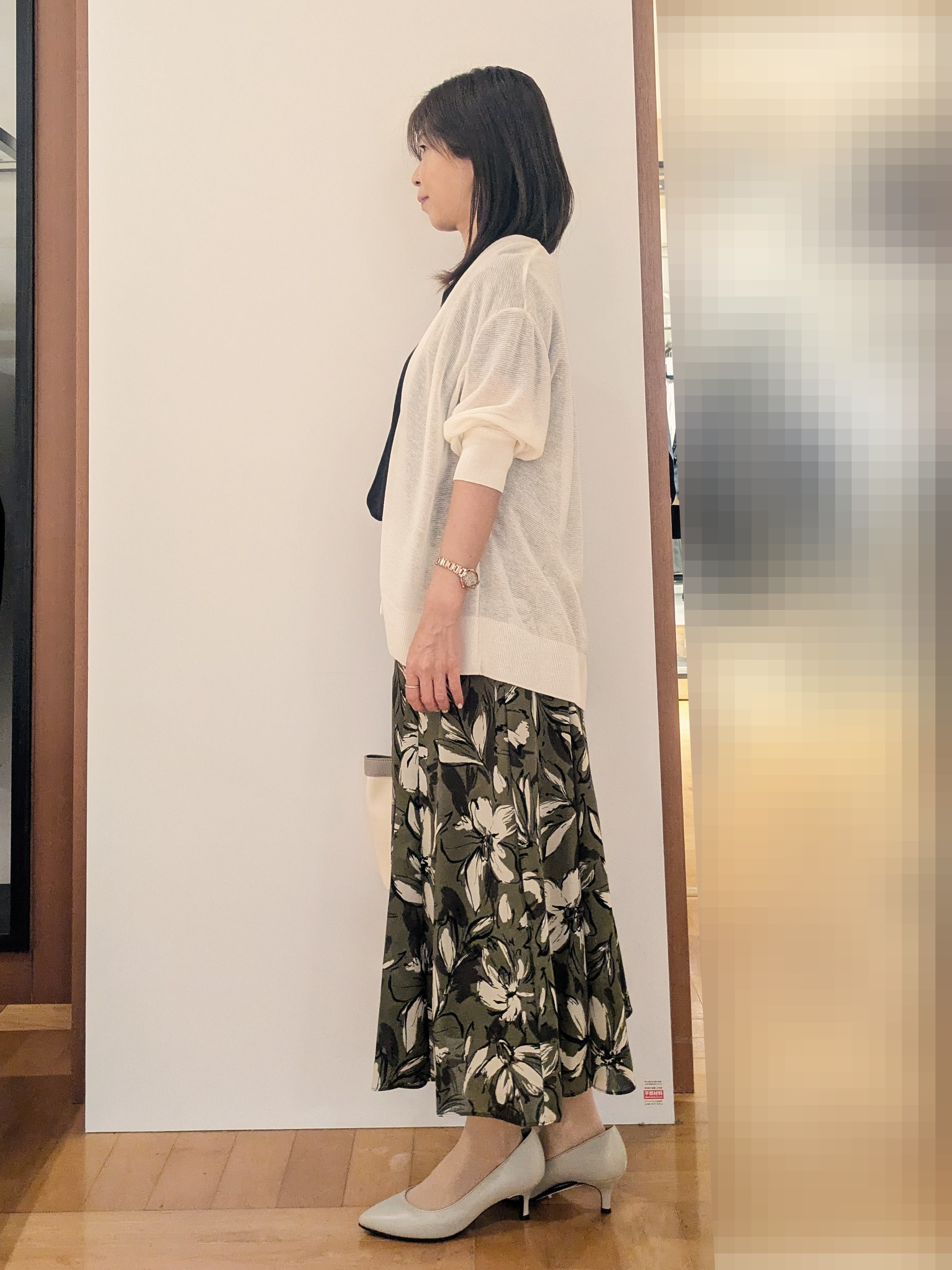 laverさんの「UNTITLED｜【日除け・冷房対策に】コットンリネンカーディガン」を使ったコーディネート