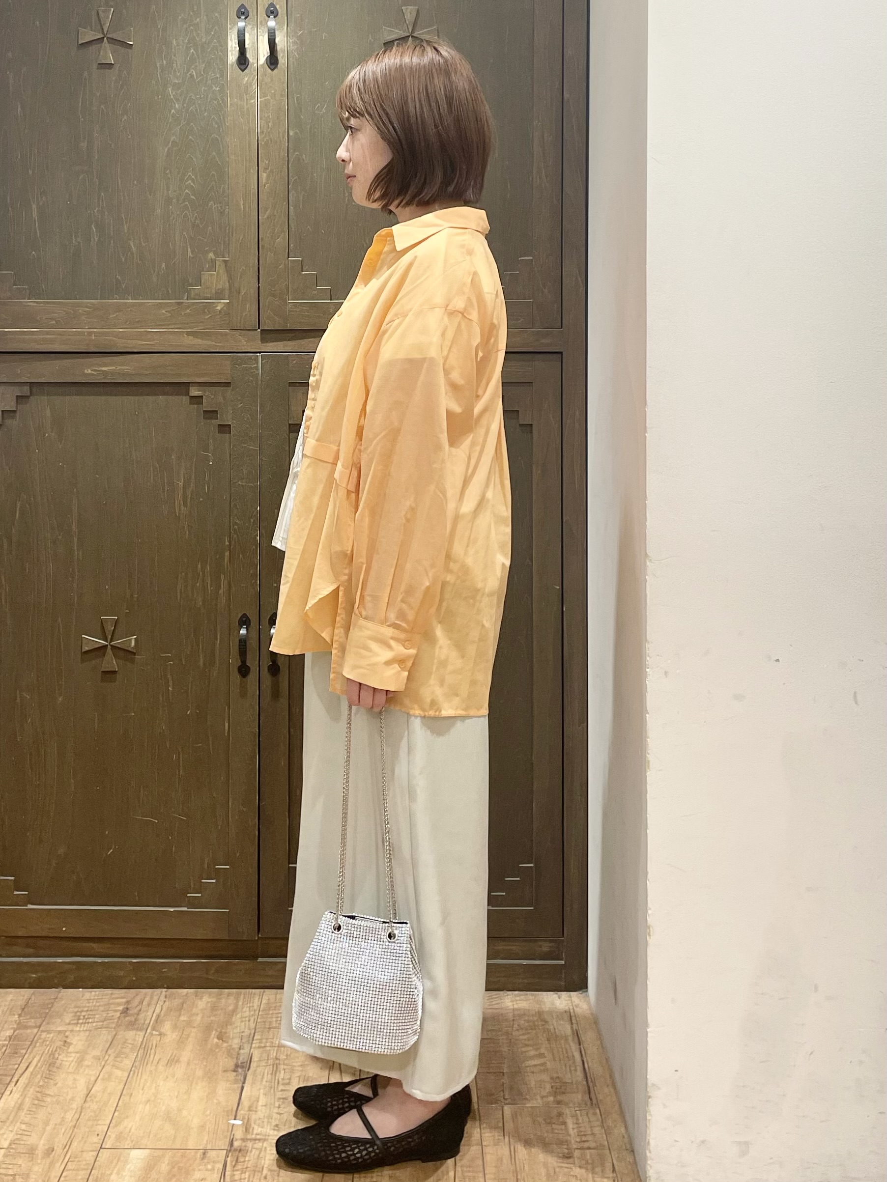 yさんの「index｜シアーローンシャツ【洗濯機OK】」を使ったコーディネート