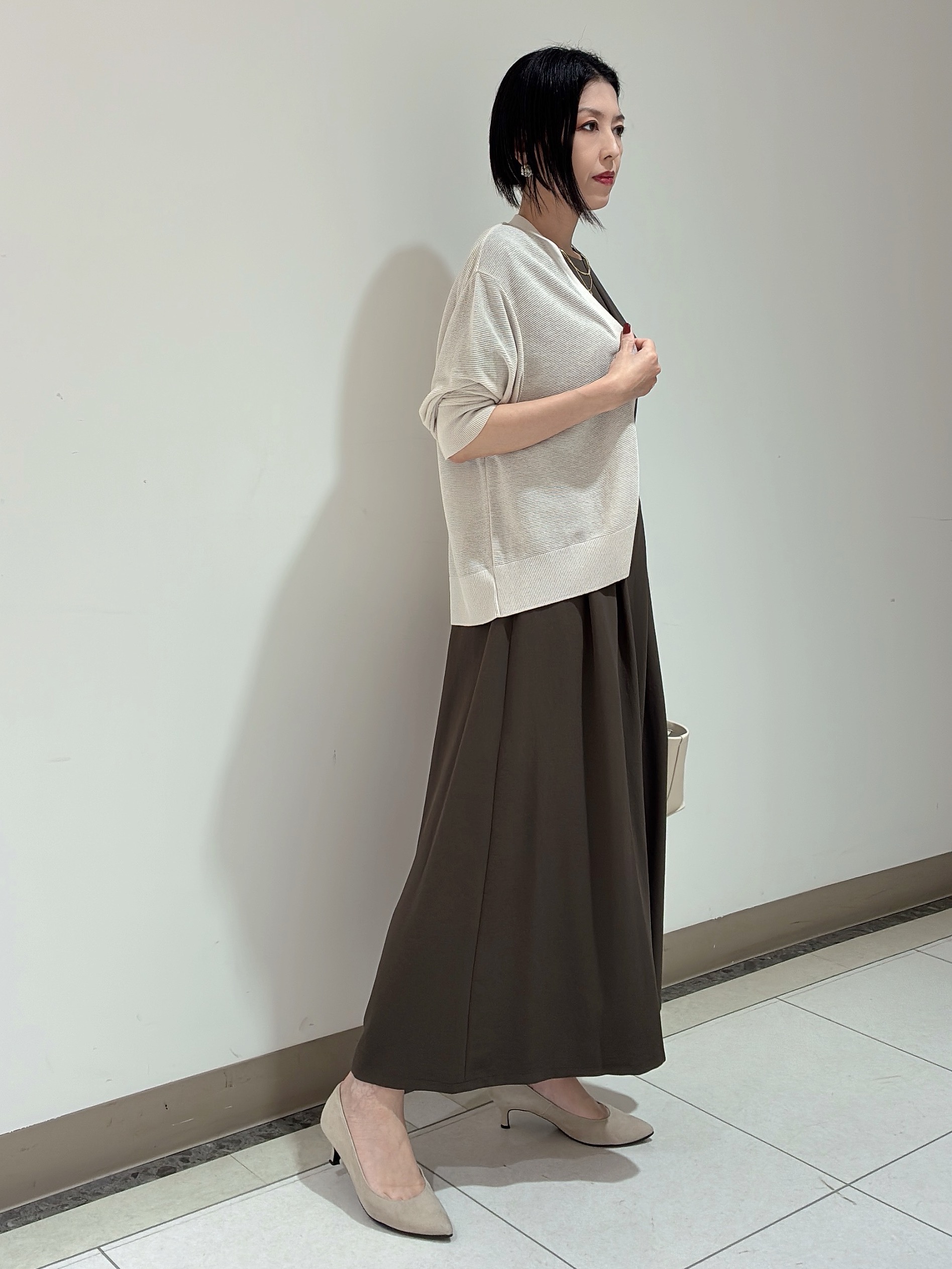 環さんの「UNTITLED｜【日除け・冷房対策に】コットンリネンカーディガン」を使ったコーディネート
