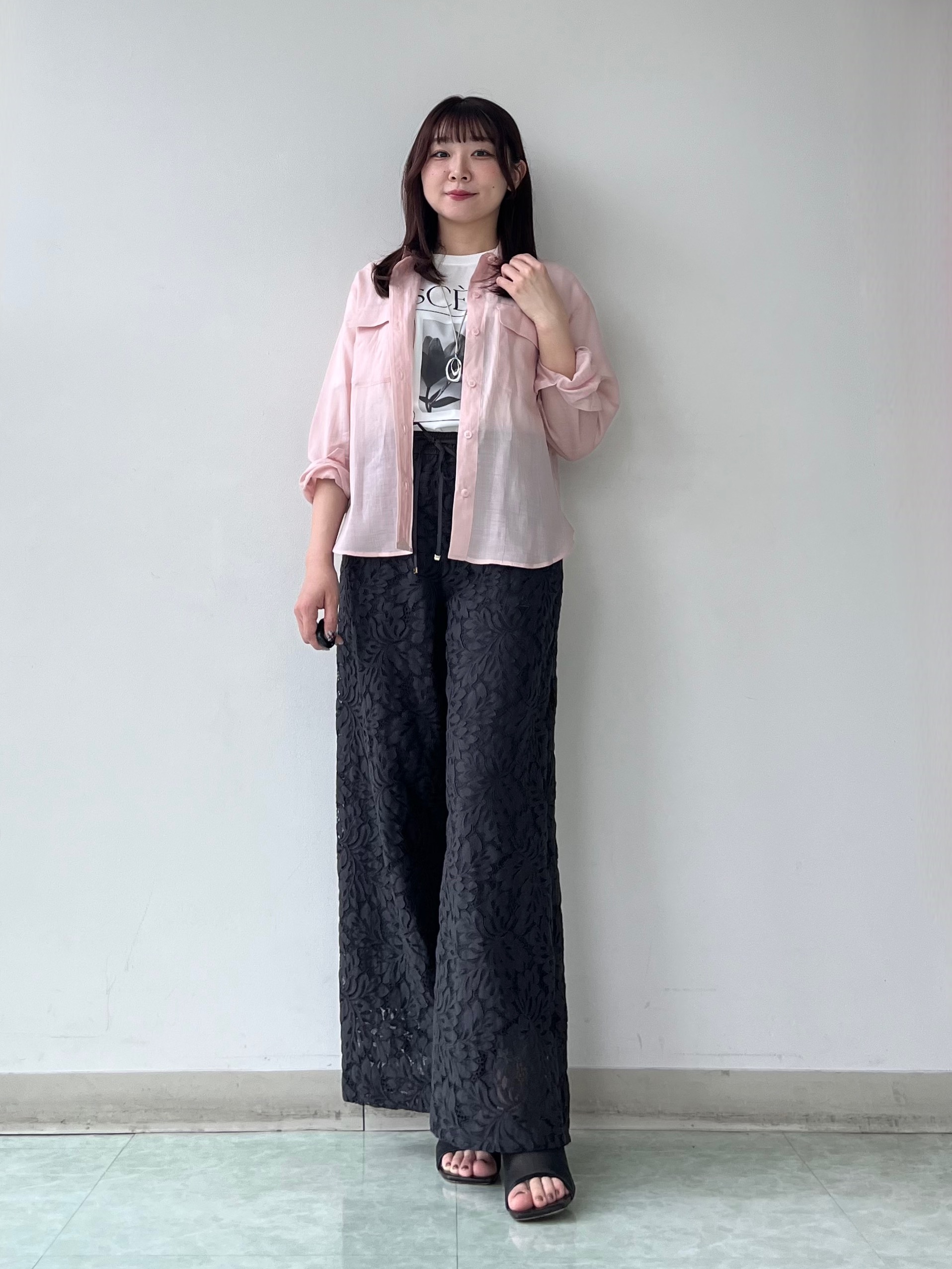 KAHOさんの「UNTITLED｜【接触冷感】ドライタッチシャツ」を使ったコーディネート