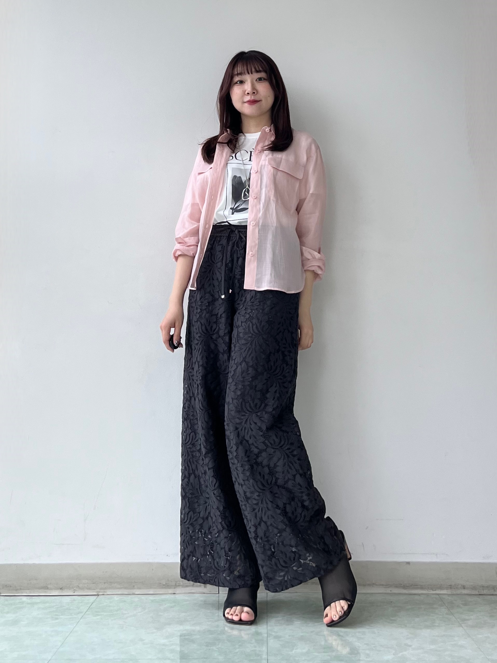 KAHOさんの「UNTITLED｜【接触冷感】ドライタッチシャツ」を使ったコーディネート
