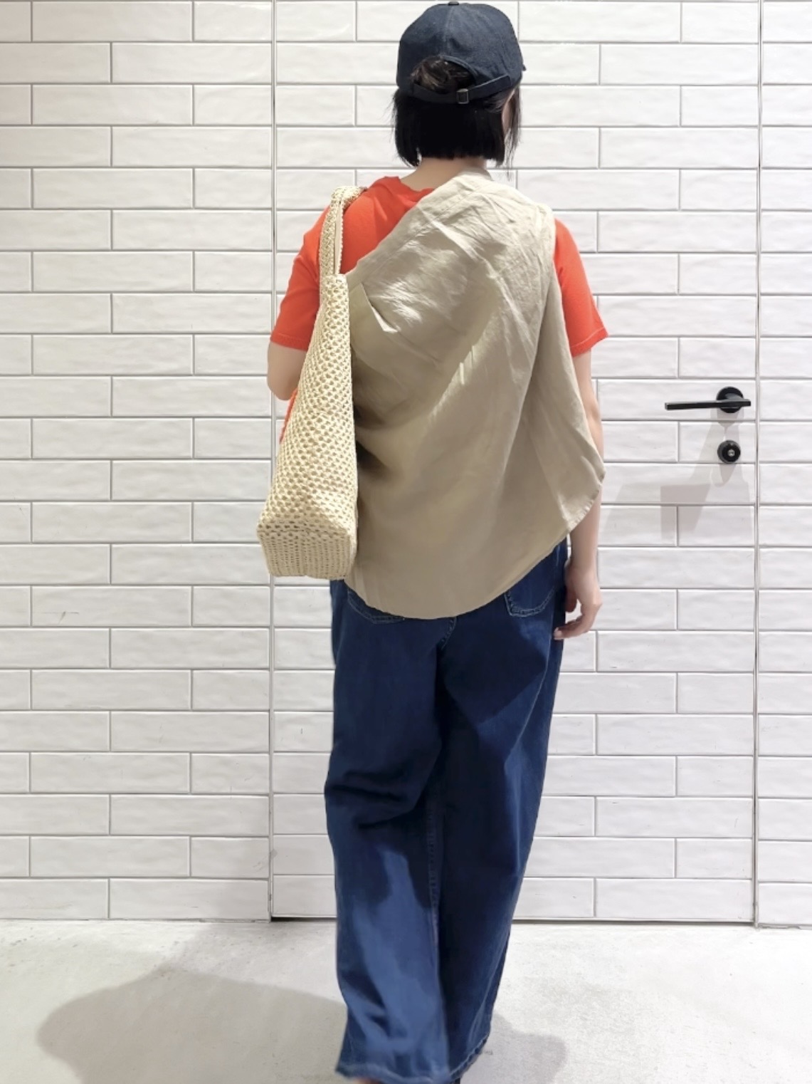 しおりさんの「OPAQUE.CLIP｜フレンチリネンシャツ／カシュクール【洗濯機OK】《5col》」を使ったコーディネート