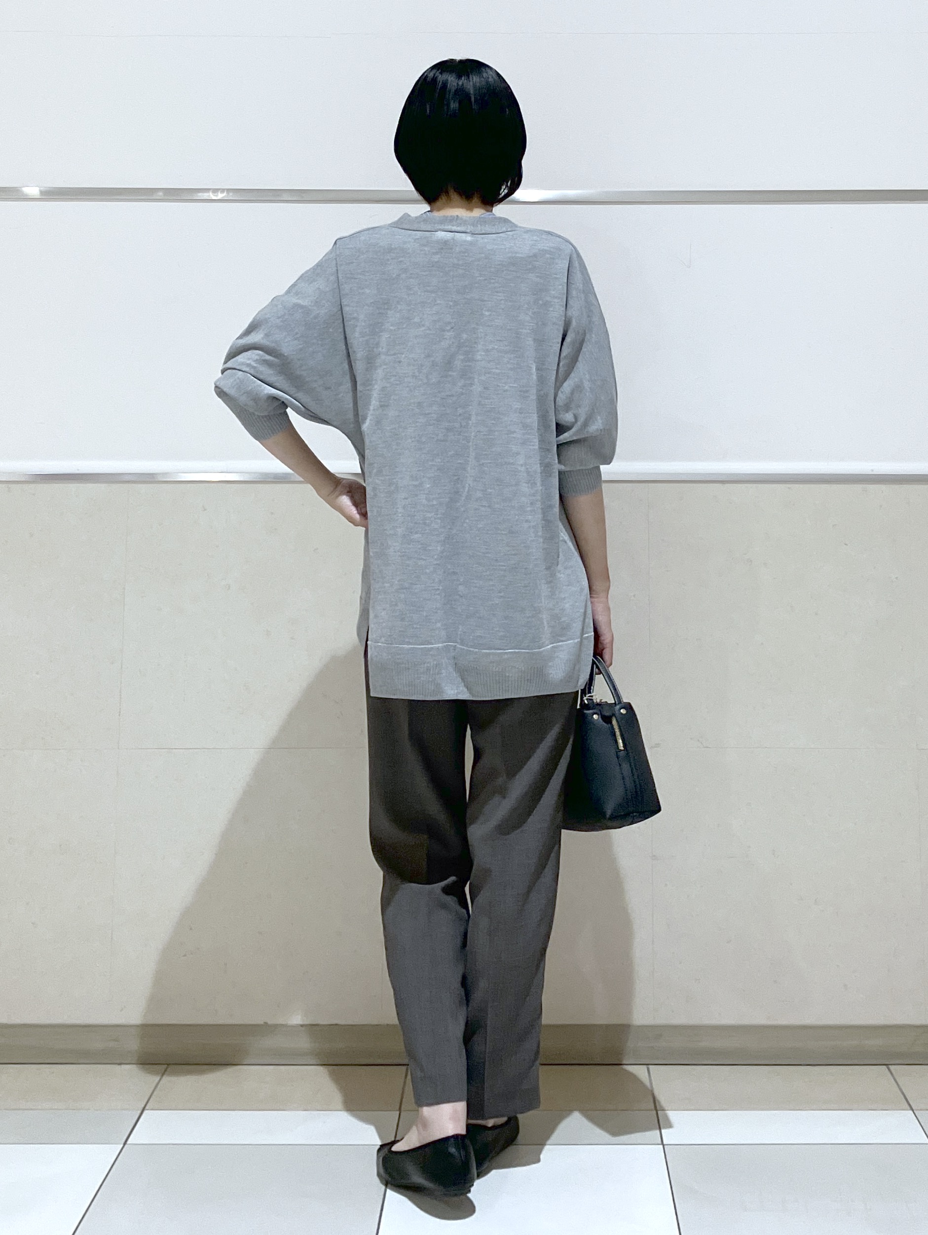eriko さんの「Dessin｜【洗える】ストライプスキッパーシャツ」を使ったコーディネート