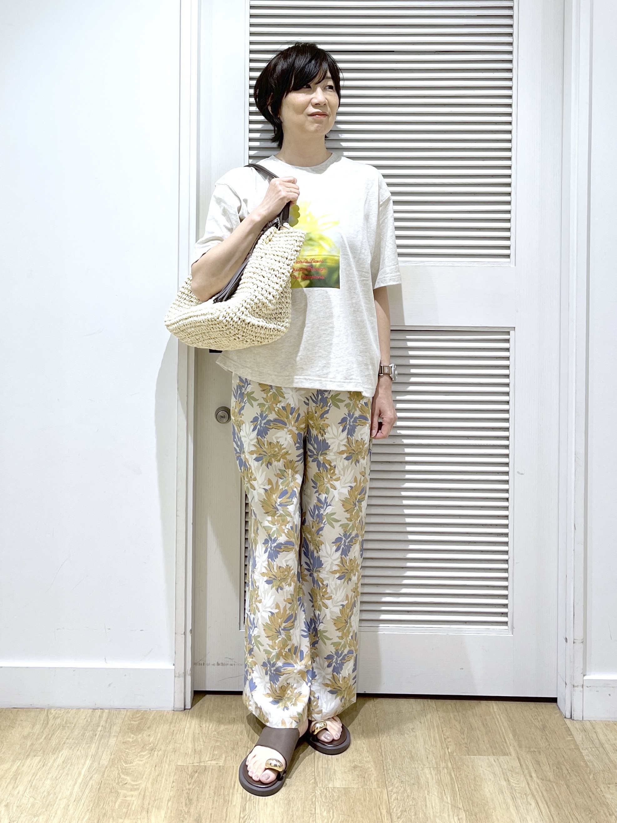 Miyazakiさんの「Dessin｜【洗える】オーガニック天竺フォトTシャツ」を使ったコーディネート
