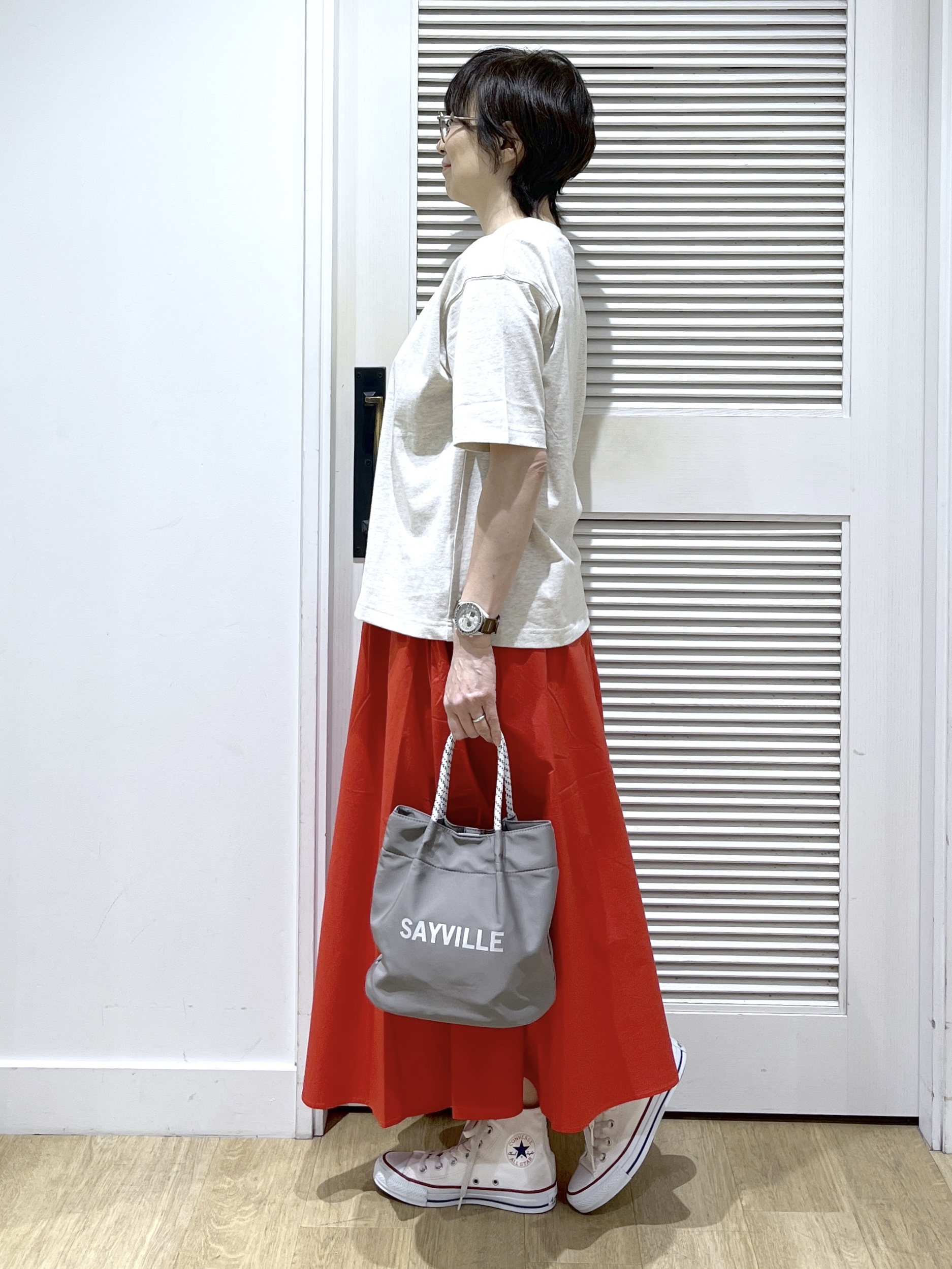 Miyazakiさんの「Dessin｜【洗える】オーガニック天竺フォトTシャツ」を使ったコーディネート