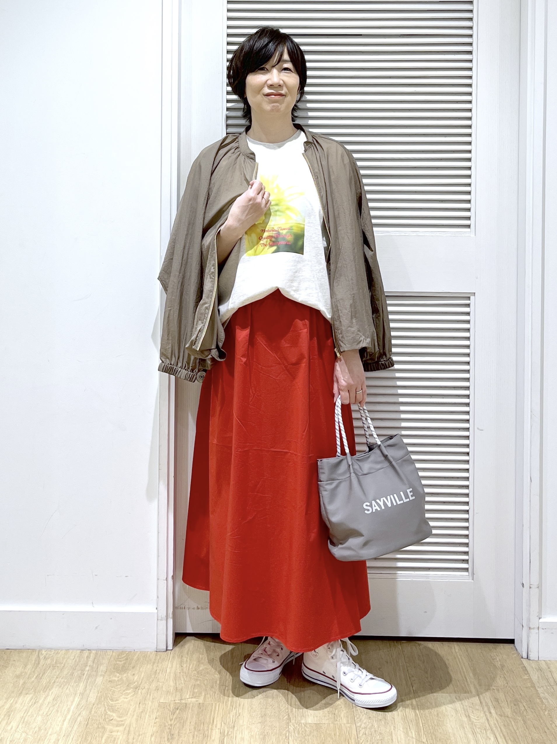 Miyazakiさんの「Dessin｜【洗える】オーガニック天竺フォトTシャツ」を使ったコーディネート