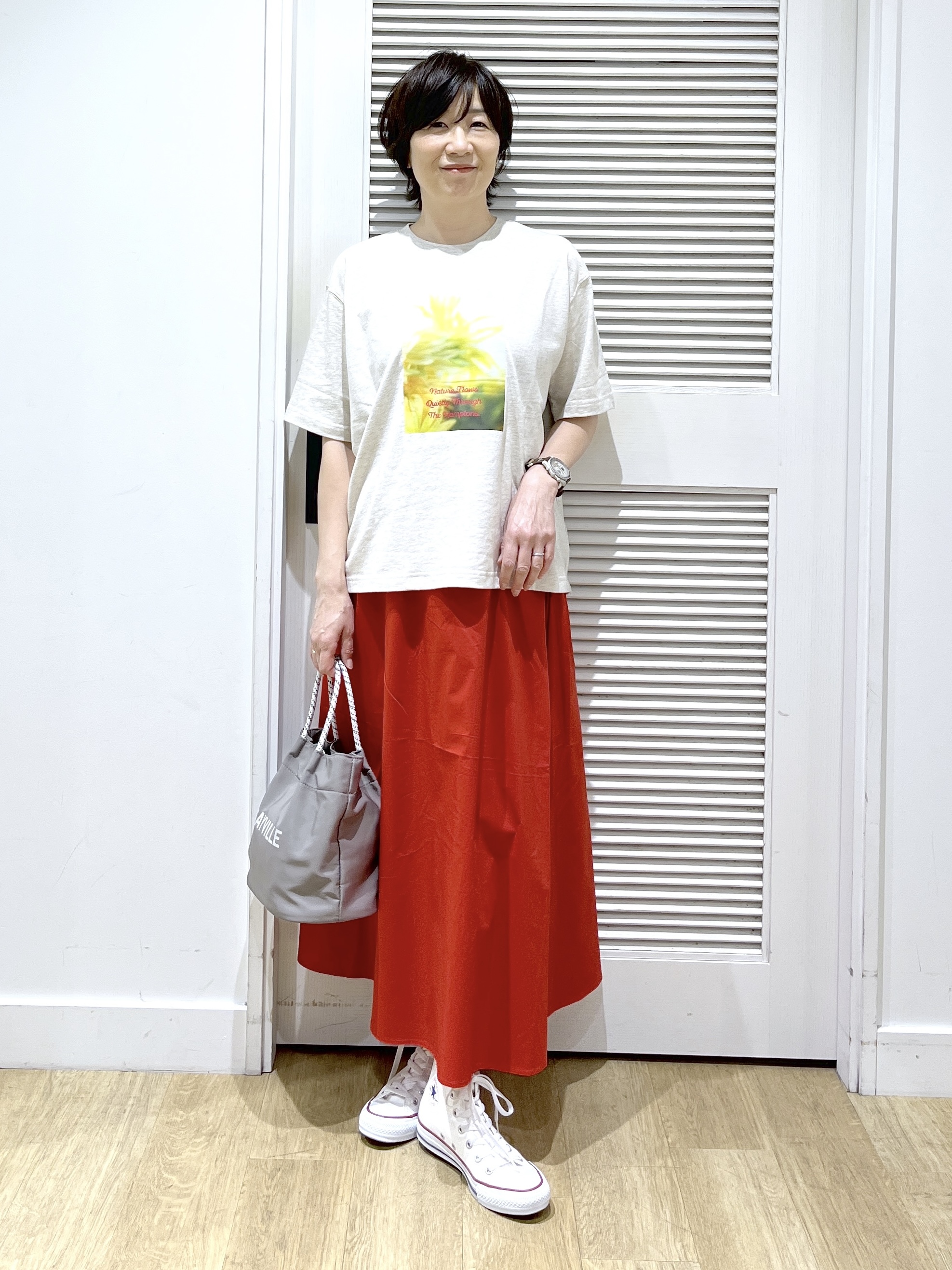 Miyazakiさんの「Dessin｜【洗える】オーガニック天竺フォトTシャツ」を使ったコーディネート