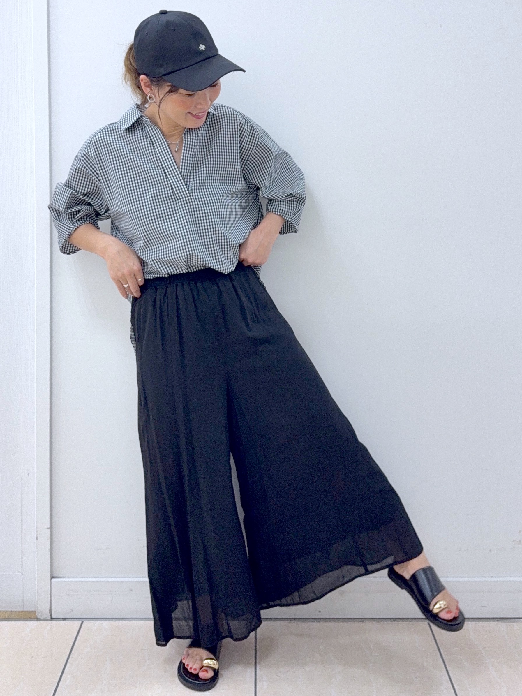 Osawaさんの「Dessin｜【ユニセックス】ロングブリムキャップ」を使ったコーディネート