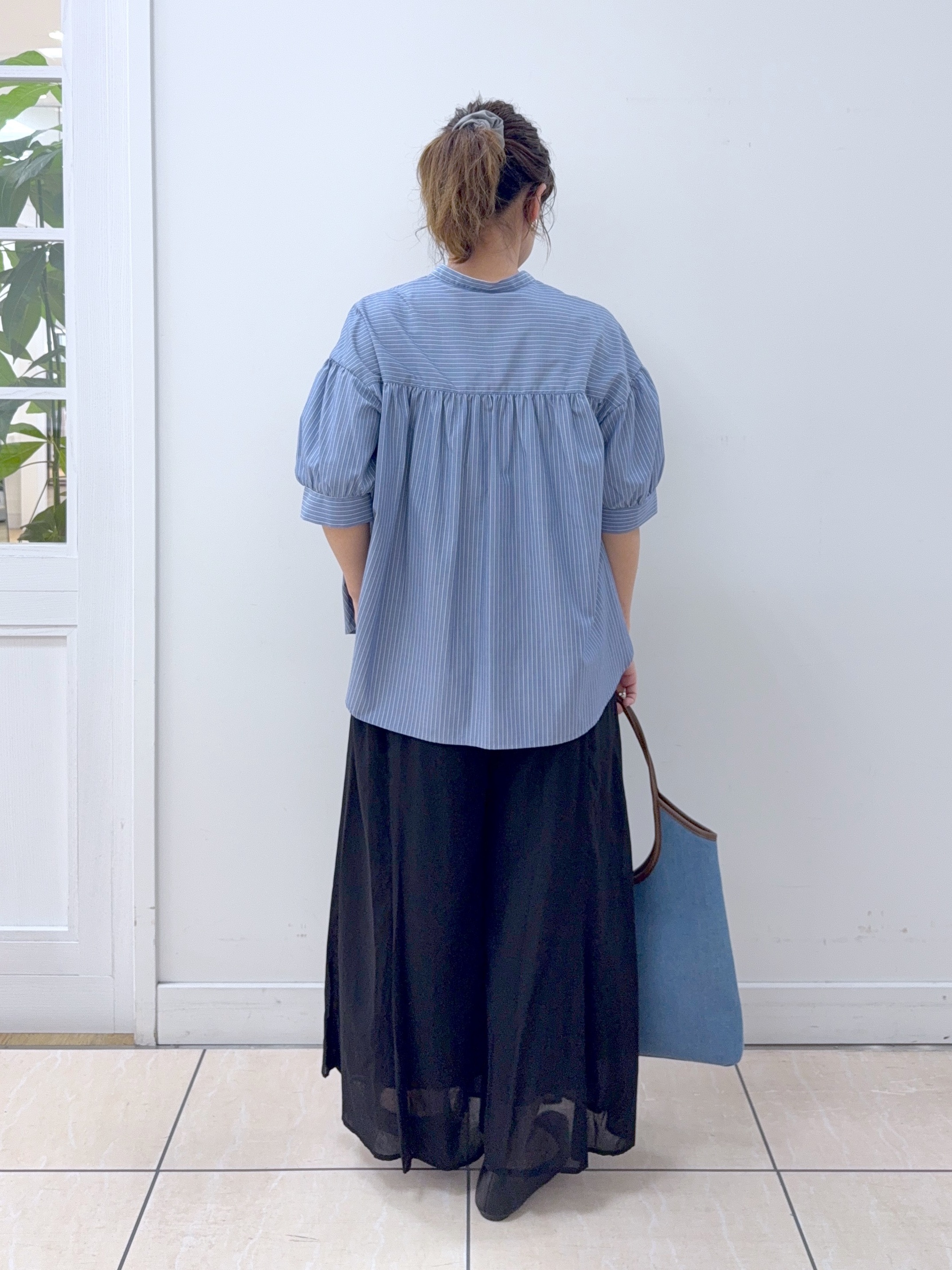 Osawaさんの「Dessin｜【洗える】ストライプスキッパーシャツ」を使ったコーディネート