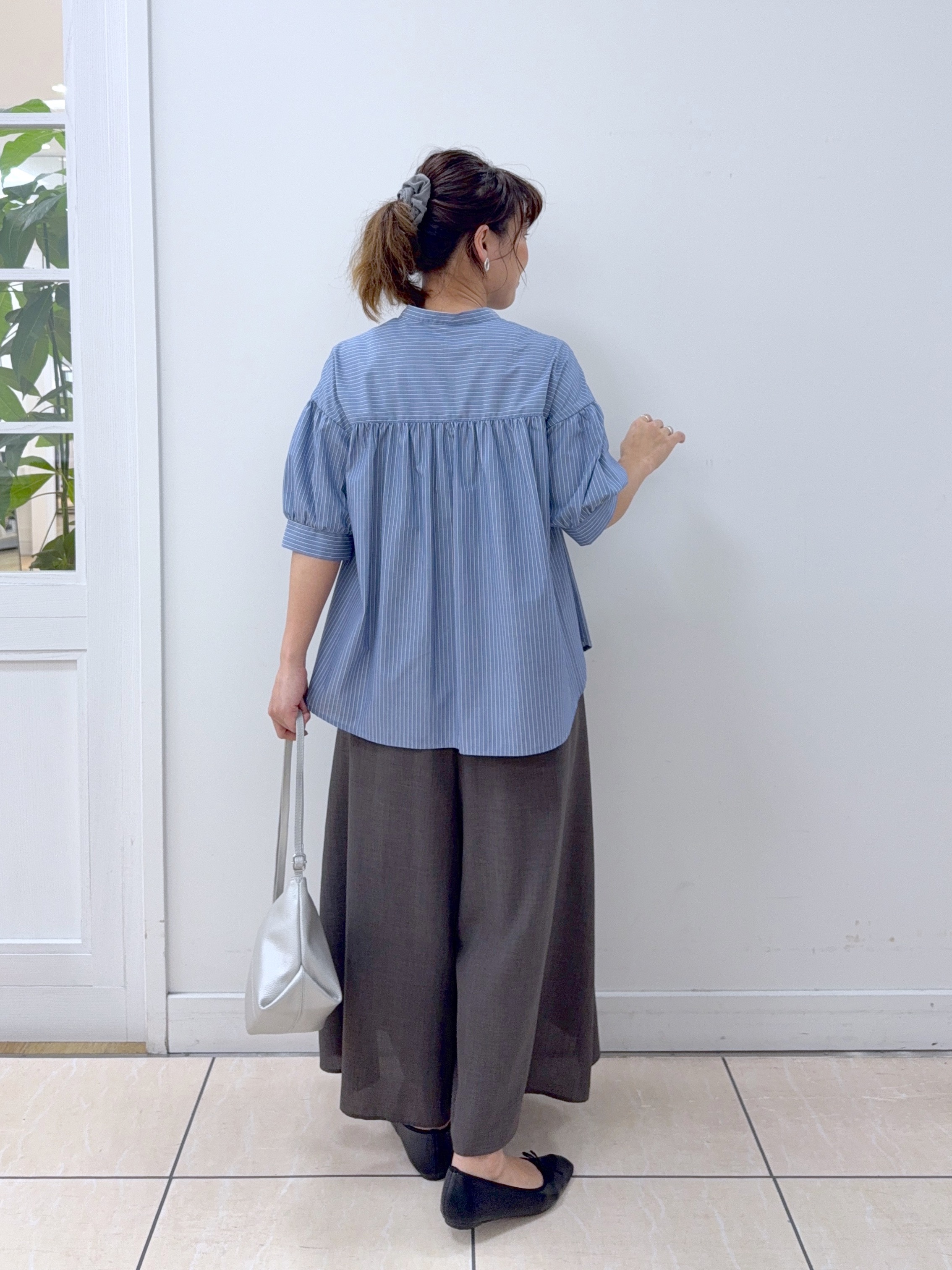 Osawaさんの「Dessin｜【洗える】ストライプスキッパーシャツ」を使ったコーディネート