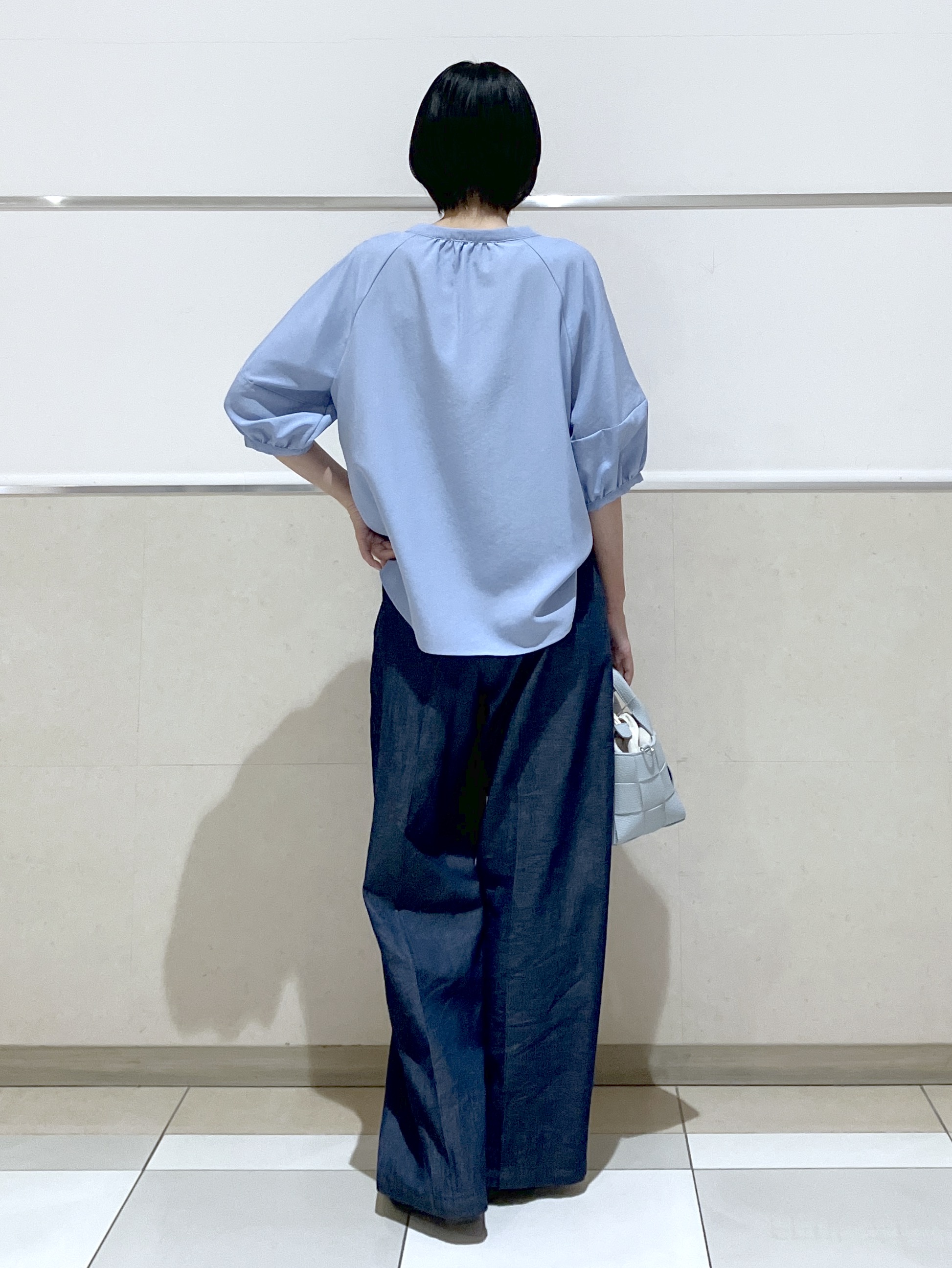 eriko さんの「Dessin｜【洗える】スキッパーライトブラウス」を使ったコーディネート