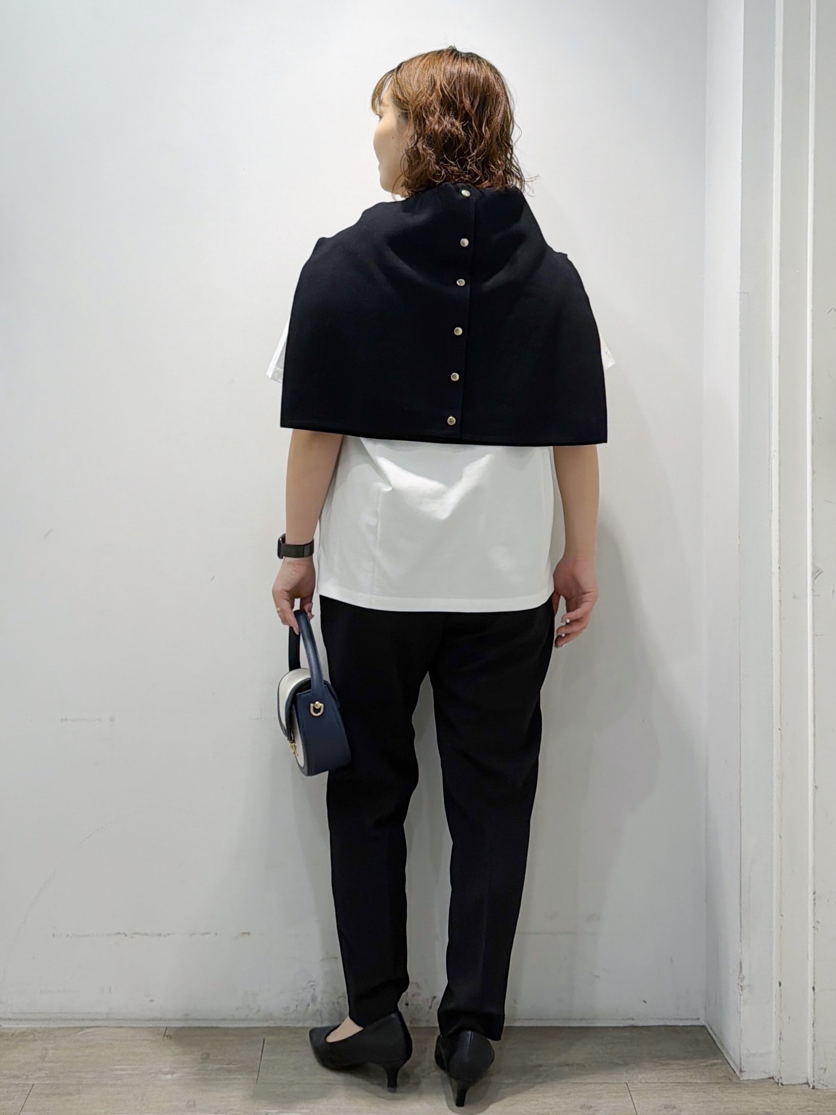 sumicaさんの「OPAQUE.CLIP｜ロゴプリント＆刺繍Tシャツ【洗濯機OK】」を使ったコーディネート
